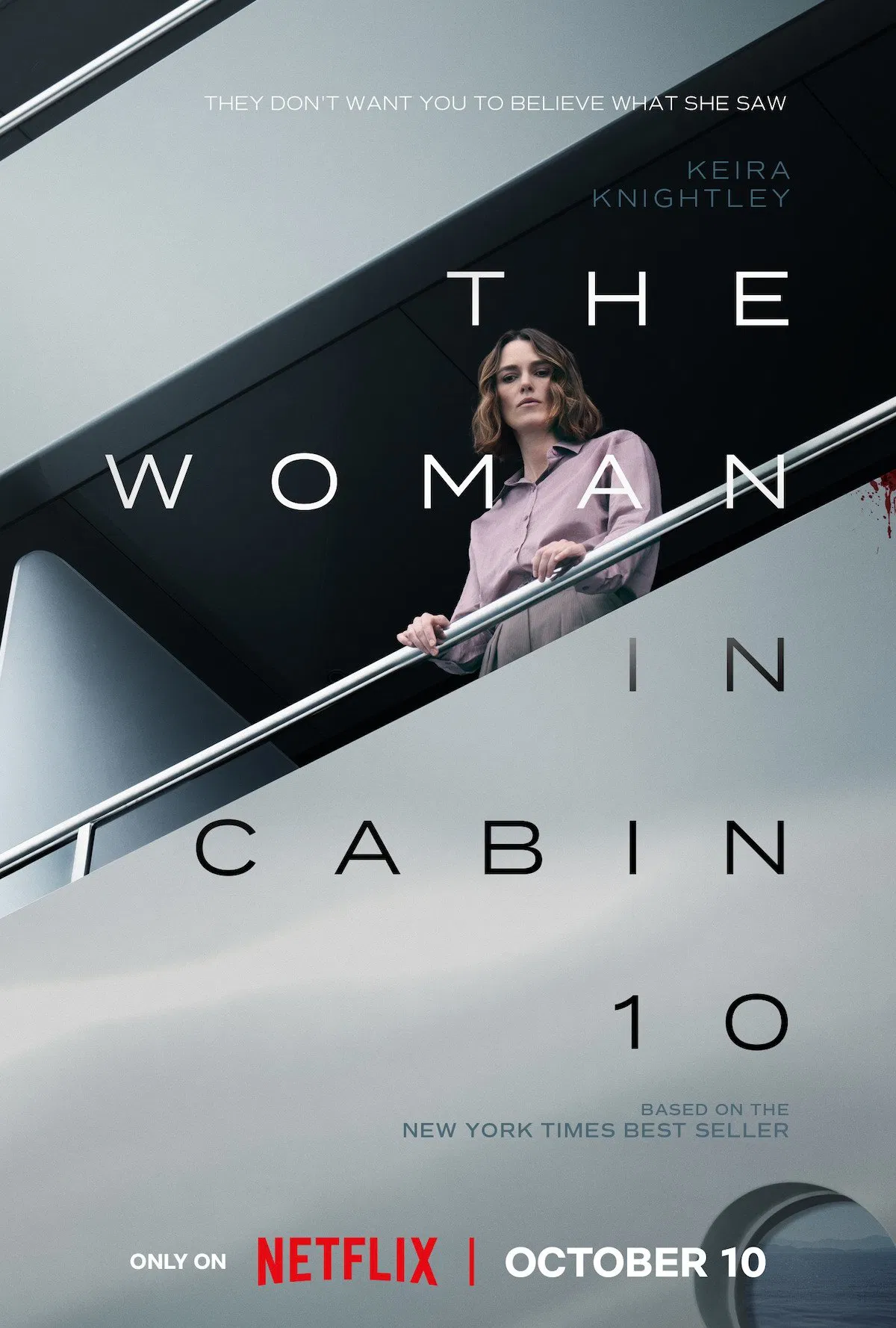 10 Numaralı Kamara - The Woman in Cabin 10 (2025) 2025, Anna Waterhouse, David Ajala, Dram, Gerilim, Gizem, Guy Pearce, Joe Shrapnel, Keira Knightley, Simon Stone