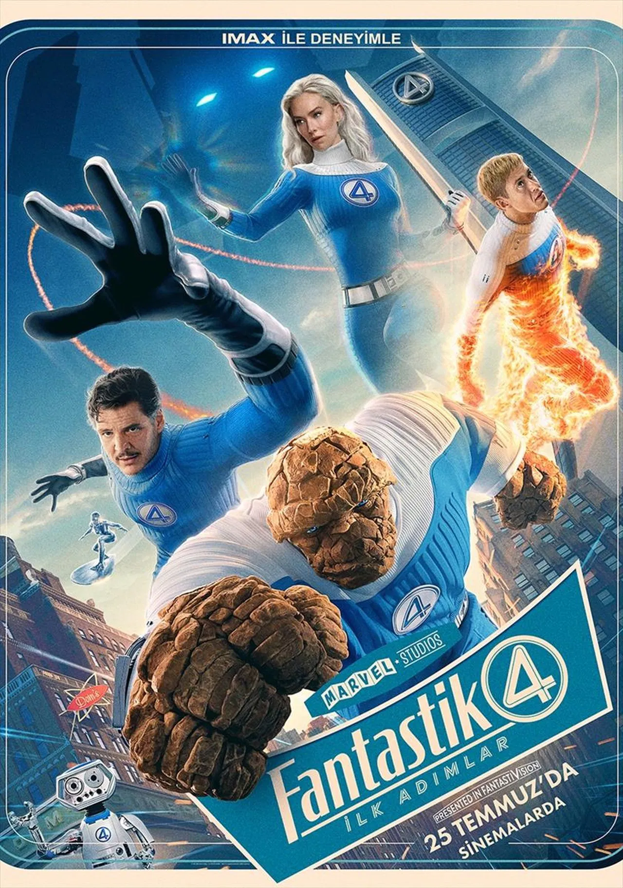 Fantastik Dörtlü: İlk Adımlar - The Fantastic Four: First Steps (2025) 2 Fantastik Dörtlü: İlk Adımlar - The Fantastic Four: First Steps (2025) 2025, Aksiyon, Bilim Kurgu, Ebon Moss-Bachrach, Eric Pearson, Jeff Kaplan, Josh Friedman, Macera, Matt Shakman, Pedro Pascal, Vanessa Kirby