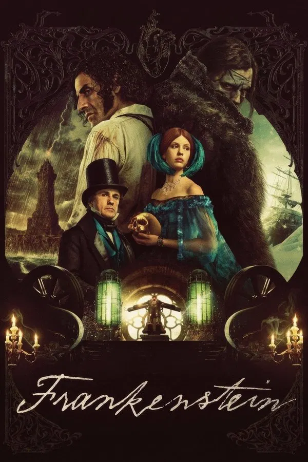 Frankenstein (2025) 2025, Christoph Waltz, Dram, Fantastik, Guillermo del Toro, Jacob Elordi, Korku, Mia Goth, Oscar Isaac