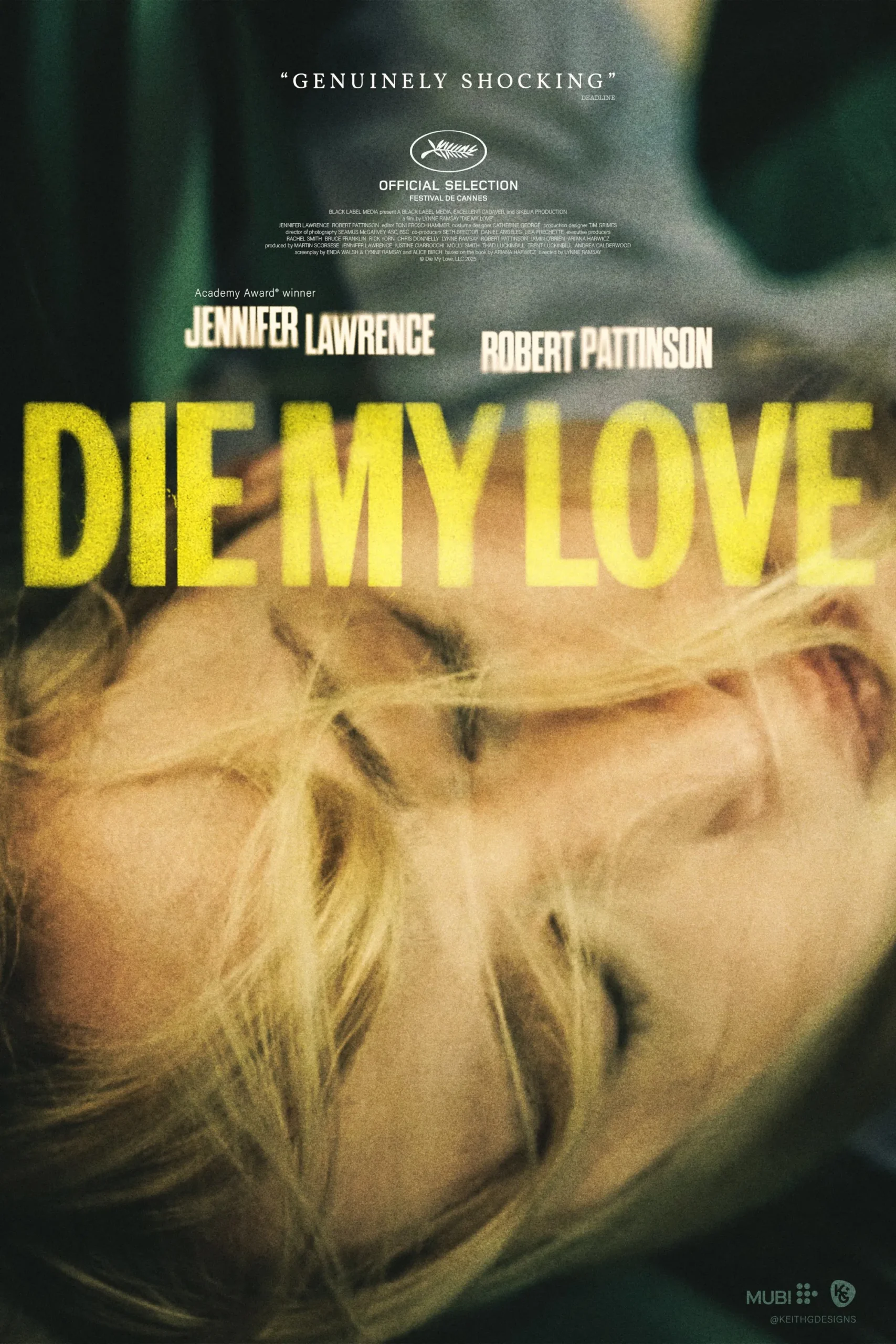Geber Aşkım - Die My Love (2025) 2025, Alice Birch, Dram, Enda Walsh, Gerilim, Jennifer Lawrence, Lynne Ramsey, Robert Pattinson, Sissy Spacek