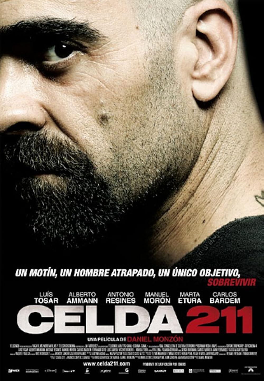 Hücre 211 - Celda 211 (2009) 2009, Aksiyon, Alberto Ammann, Antonio Resines, Daniel Monzon, Dram, Francisco Perez Gandul, Gerilim, Jorge Guerriaechevarria, Luis Tosar, Suç