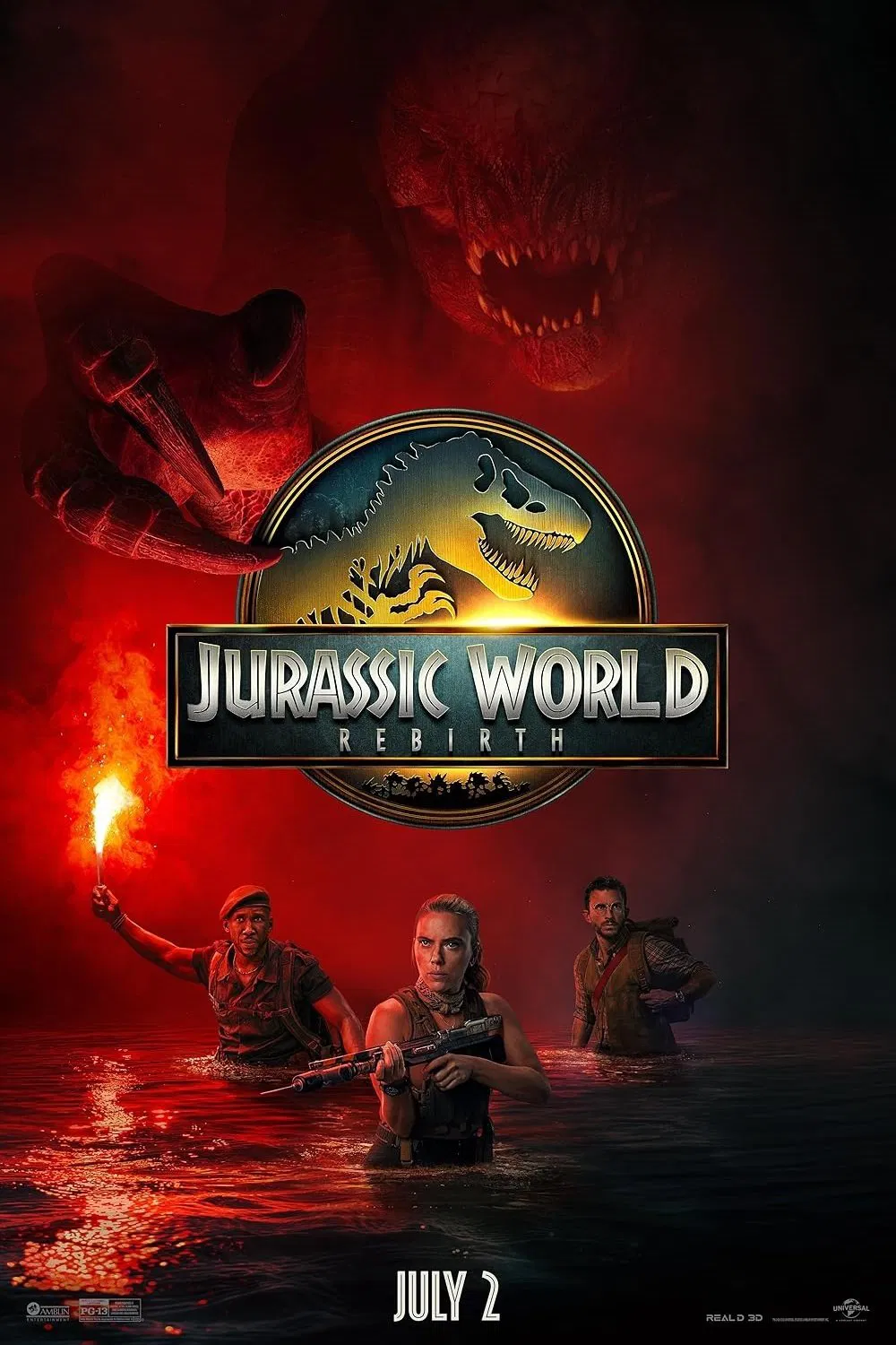 Jurassic Park: Yeniden Doğuş - Jurassic Park: Rebirth (2025) 2025, Aksiyon, Bilim Kurgu, David Koepp, Gareth Edwards, Gerilim, Jonathan Bailey, Macera, Mahershala Ali, Michael Crichton, Scarlett Johansson