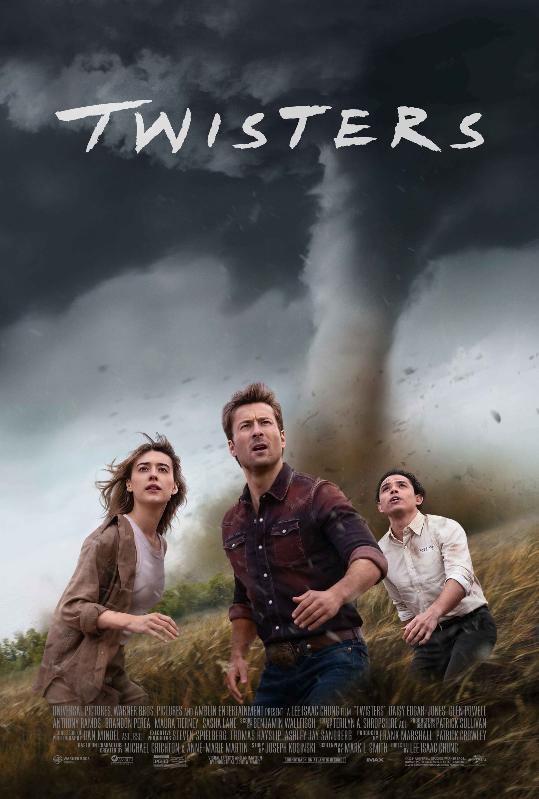 Kasırgalar - Twisters (2024) 2024, Aksiyon, Anthony Ramos, Daisy Edgar-Jones, Gerilim, Glen Powell, Joseph Kosinski, Lee Isaac Chung, Macera, Mark L. Smith, Michael Crichton