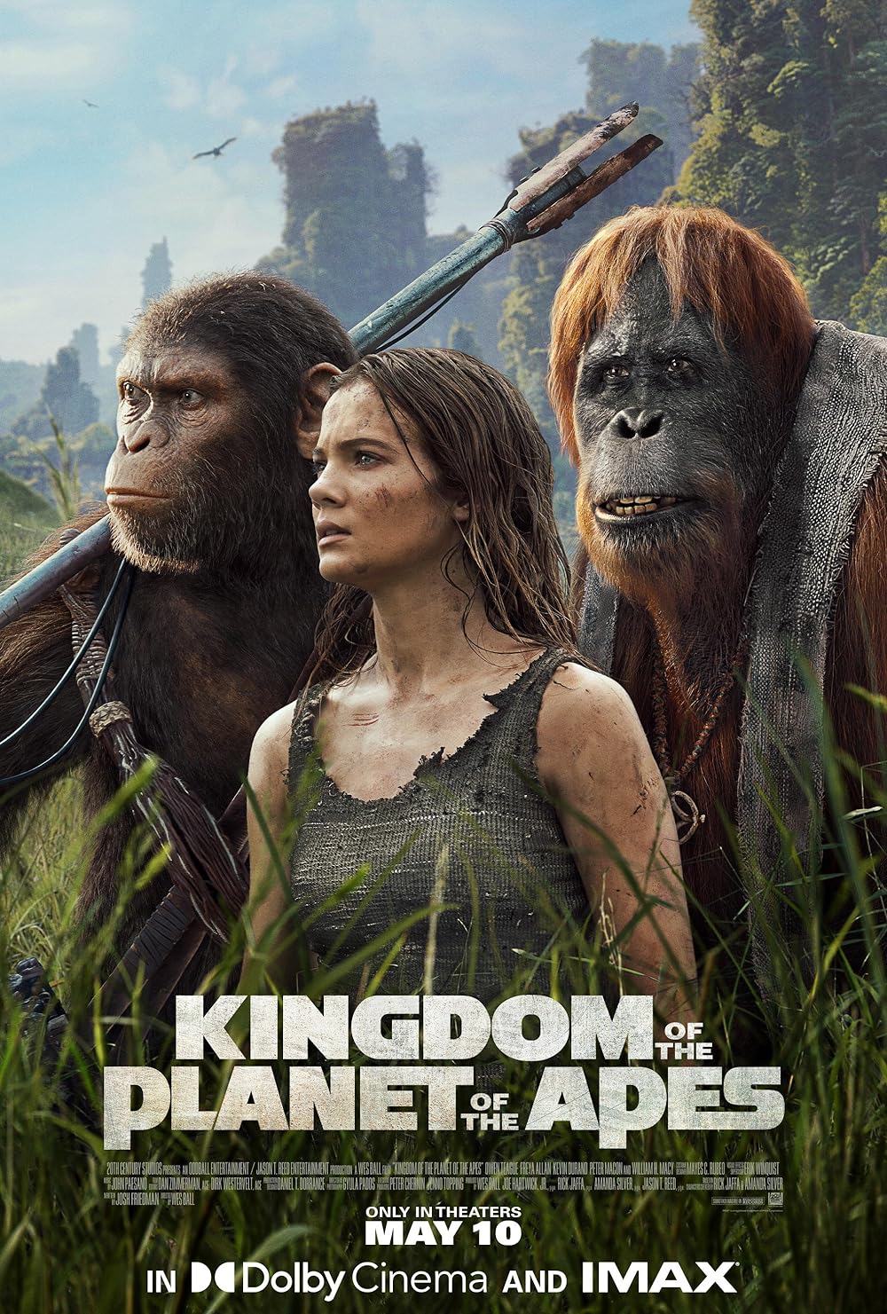 Maymunlar Cehennemi: Yeni Krallık - Kingdom of the Planet of the Apes (2024) 2024, Aksiyon, Amanda Silver, Bilim Kurgu, Freya Allan, Josh Friedman, Kevin Durand, Macera, Owen Teague, Rick Jaffa, Wes Ball