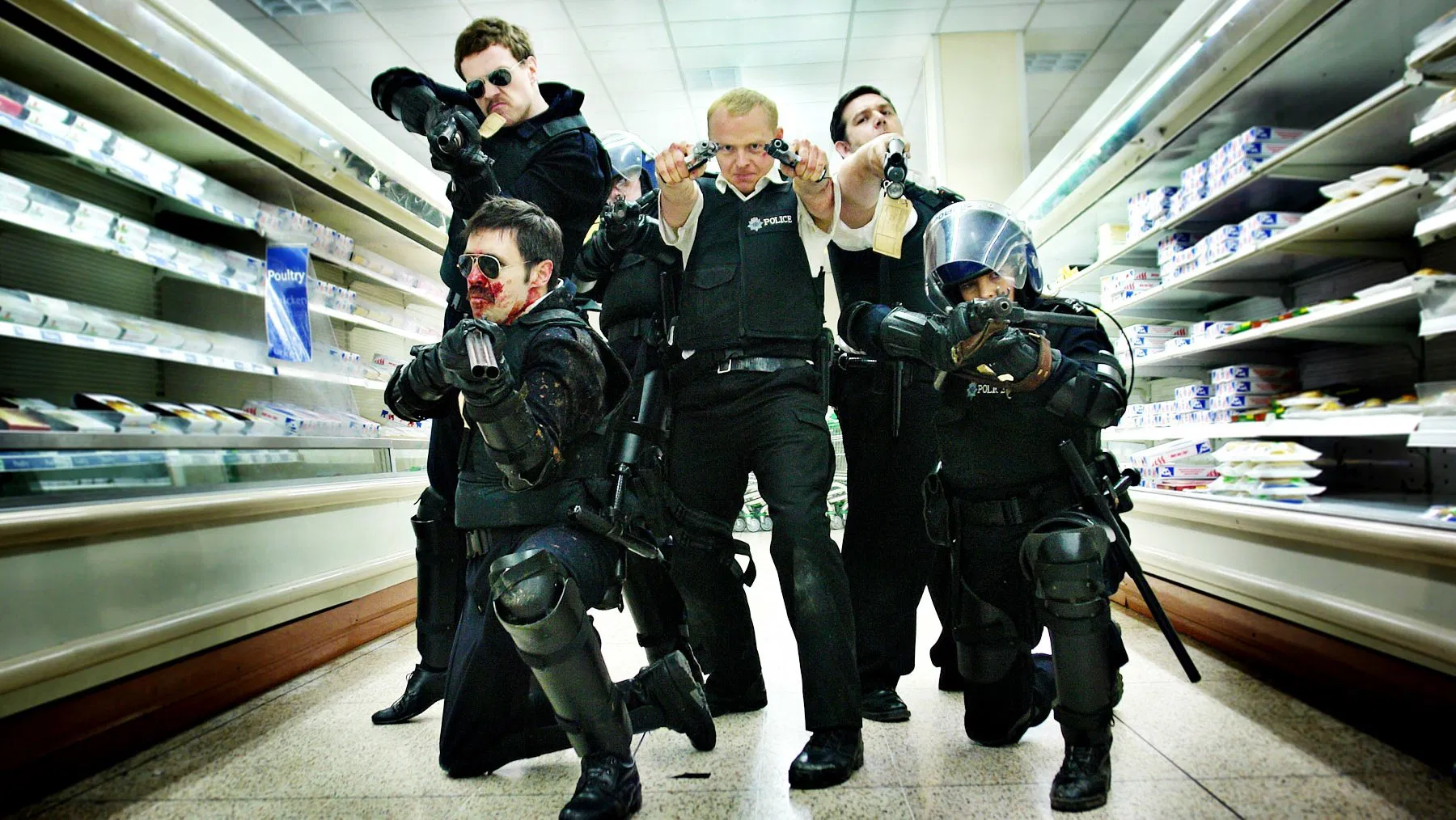 Sıkı Aynasızlar - Hot Fuzz (2007) 2007, Bill Nighy, Komedi, Martin Freeman, Simon Pegg