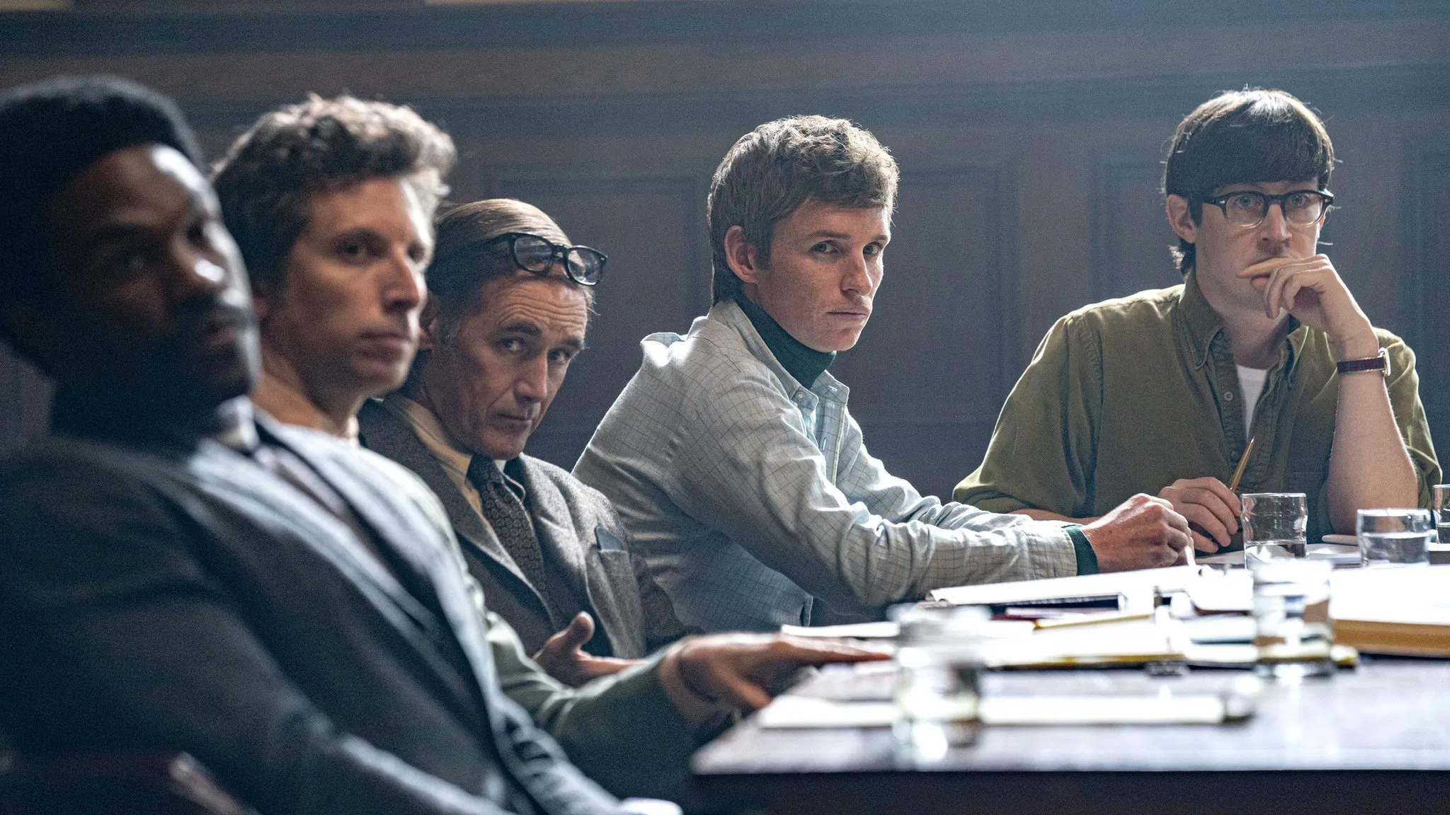 The Trial Of The Chicago 7 (2020) 2020, Aaron Sorkin, Alex Sharp, Dram, Eddie Redmayne, Gerilim, Sacha Baron Cohen, Tarih