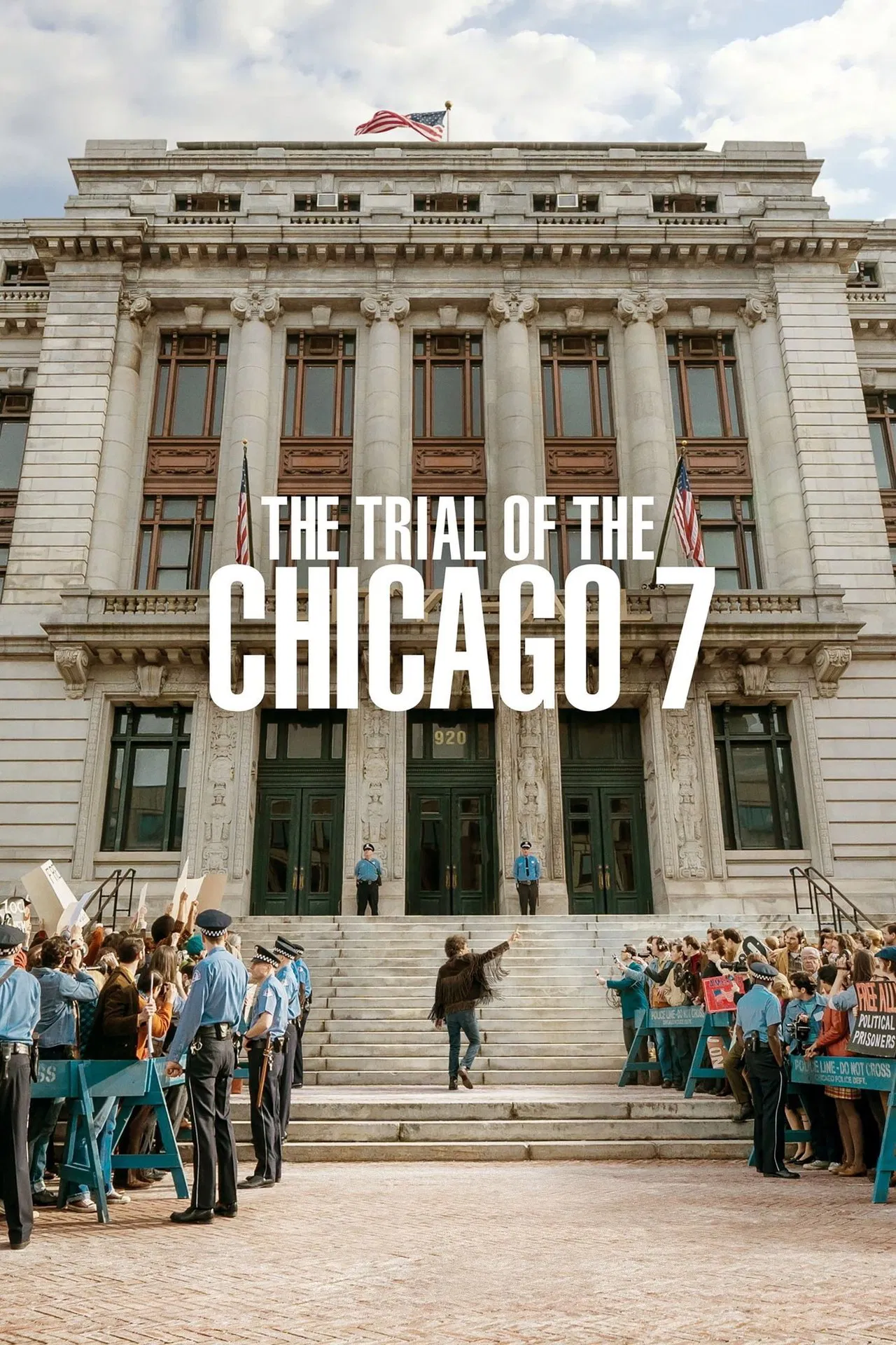 The Trial Of The Chicago 7 (2020) 2020, Aaron Sorkin, Alex Sharp, Dram, Eddie Redmayne, Gerilim, Sacha Baron Cohen, Tarih