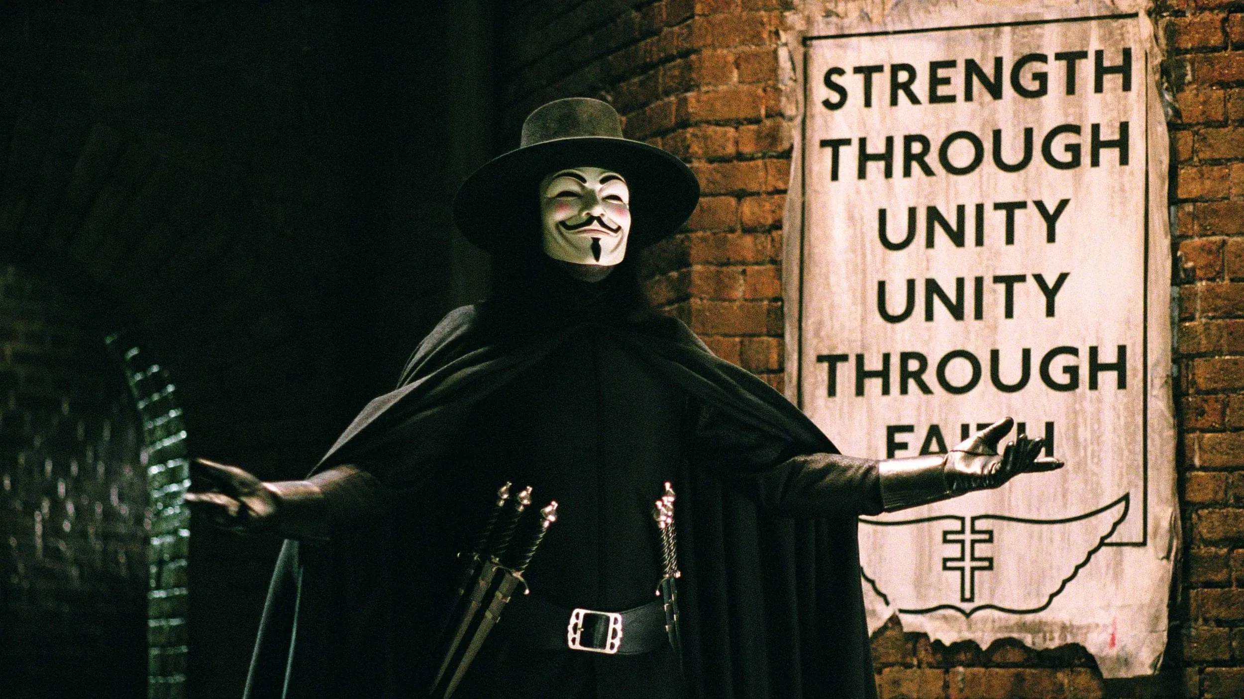 V for Vendetta - 2005 3 V for Vendetta - 2005 Aksiyon, Bilim Kurgu, Dram, Gerilim, Hugo Weaving, James McTeigue, John Hurt, Natalie Portman, Stephen Fry, Stephen Rea