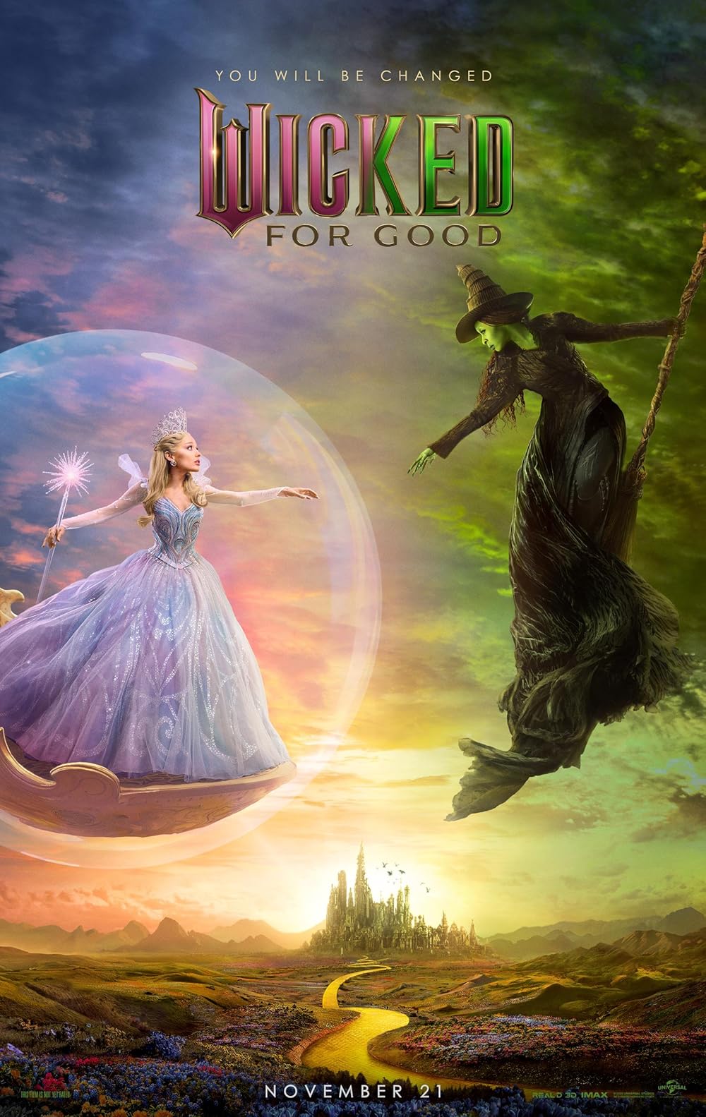 İyilik Uğruna - Wicked: For Good (2025) 2025, Aile, Ariana Grande, Cynthia Erivo, Fantastik, Jeff Goldblum, Jon M. Chu, Müzikal, Romantik