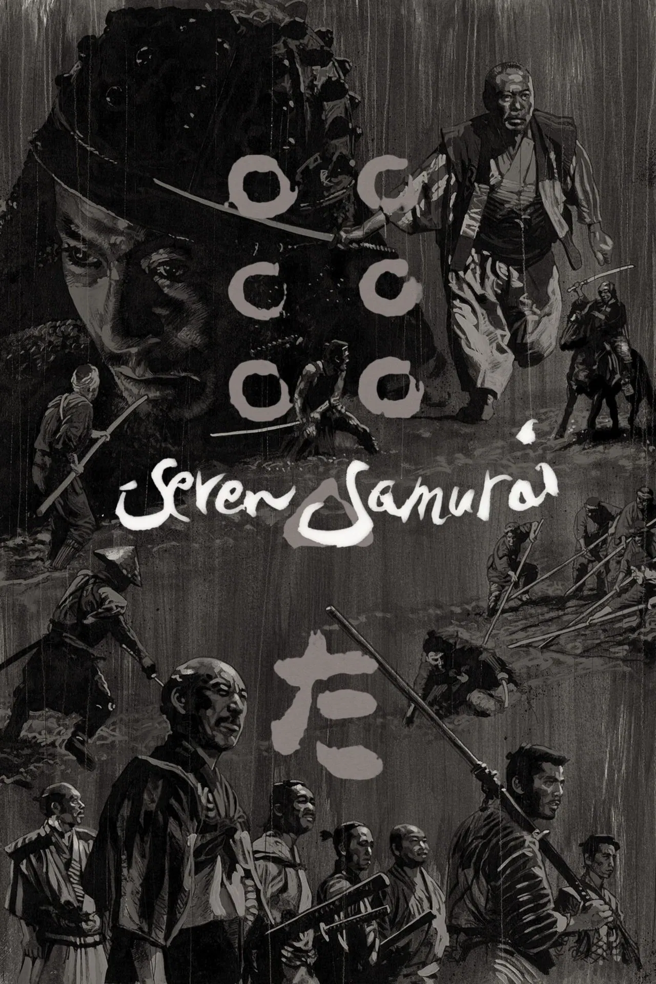 Yedi Samuray - Seven Samurai (1954) 1954, Akira Kurosawa, Aksiyon, Dram, Hideo Oguni, Keiko Tsushima, Shinobu Hashimoto, Takashi Shimura, Toshiro Mifune