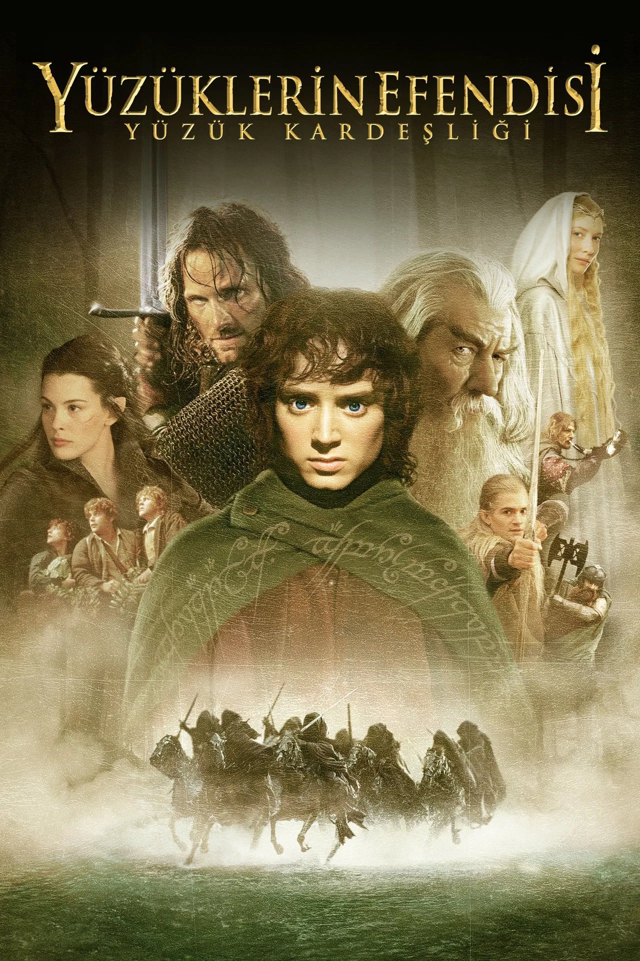 Yüzüklerin Efendisi: Yüzük Kardeşliği - The Lord of the Rings: The Fellowship of the Ring (2001) 2001, Alan Howard, Andy Serkis, Cate Blanchett, Dram, Elijah Wood, Fantastik, Fran Walsh, Ian McKellen, J.R.R. Tolkien, Macera, Orlando Bloom, Peter Jackson, Philippa Boyens, Sean Bean, Viggo Mortensen