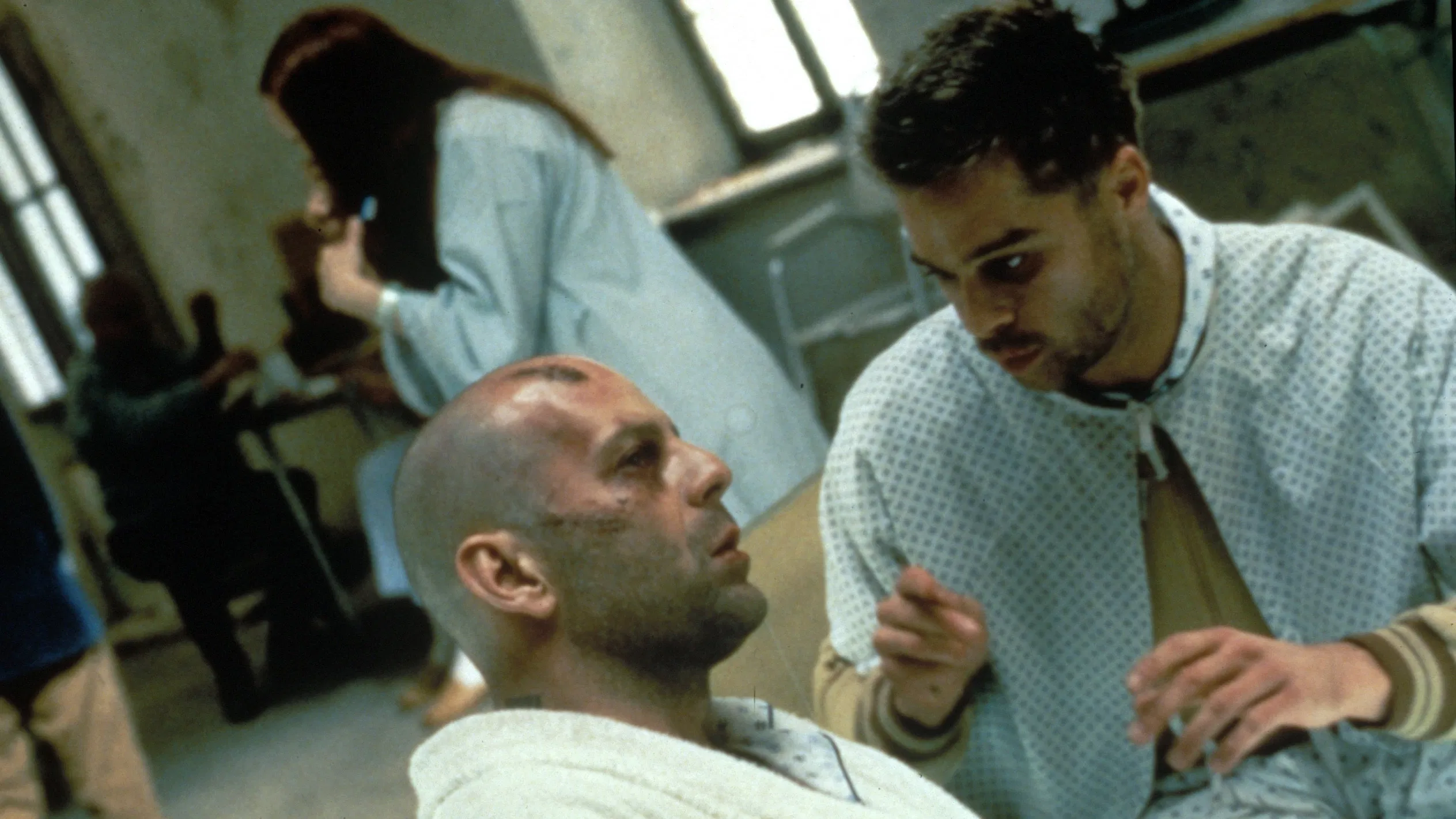 12 Maymun - 12 Monkeys (1995) 4 12 Maymun - 12 Monkeys (1995) 1995, Bilim Kurgu, Bob Adrian, Brad Pitt, Bruce Willis, Chris Marker, David Webb Peoples, Gerilim, Gizem, Janet Peoples, Jon Seda, Joseph Melito, Madeleine Stowe, Simon Jones, Terry Gilliam