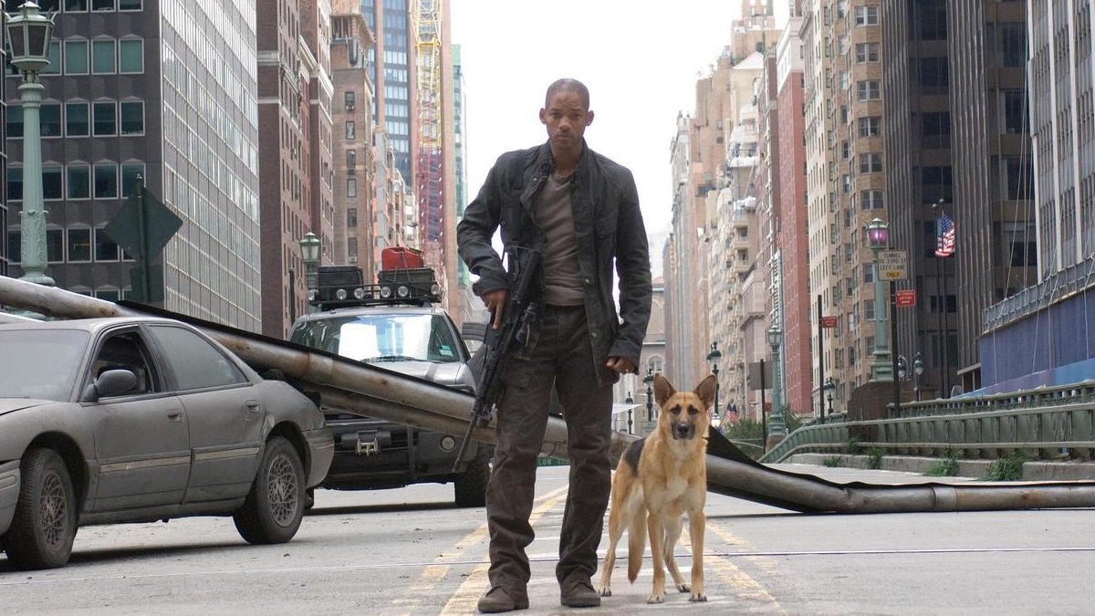 Ben Efsaneyim filminden harika bir fotoğraf.