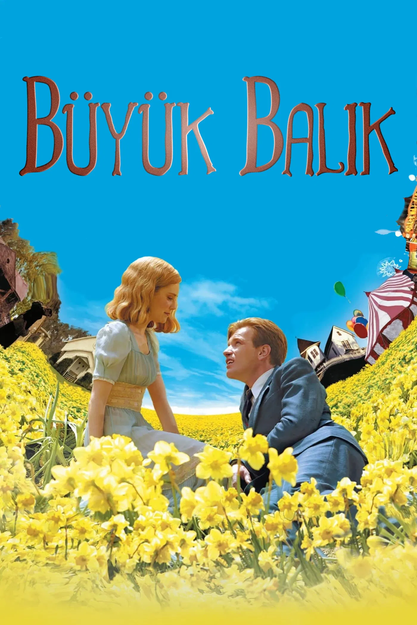 Büyük Balık - Big Fish (2003) 2003, Albert Finney, Alison Lohman, Billy Crudup, Daniel Wallace, Dram, Ewan McGregor, Fantastik, Helena Bonham Carter, Jessica Lange, John August, Macera, Marion Cotillard, Romantik, Tim Burton