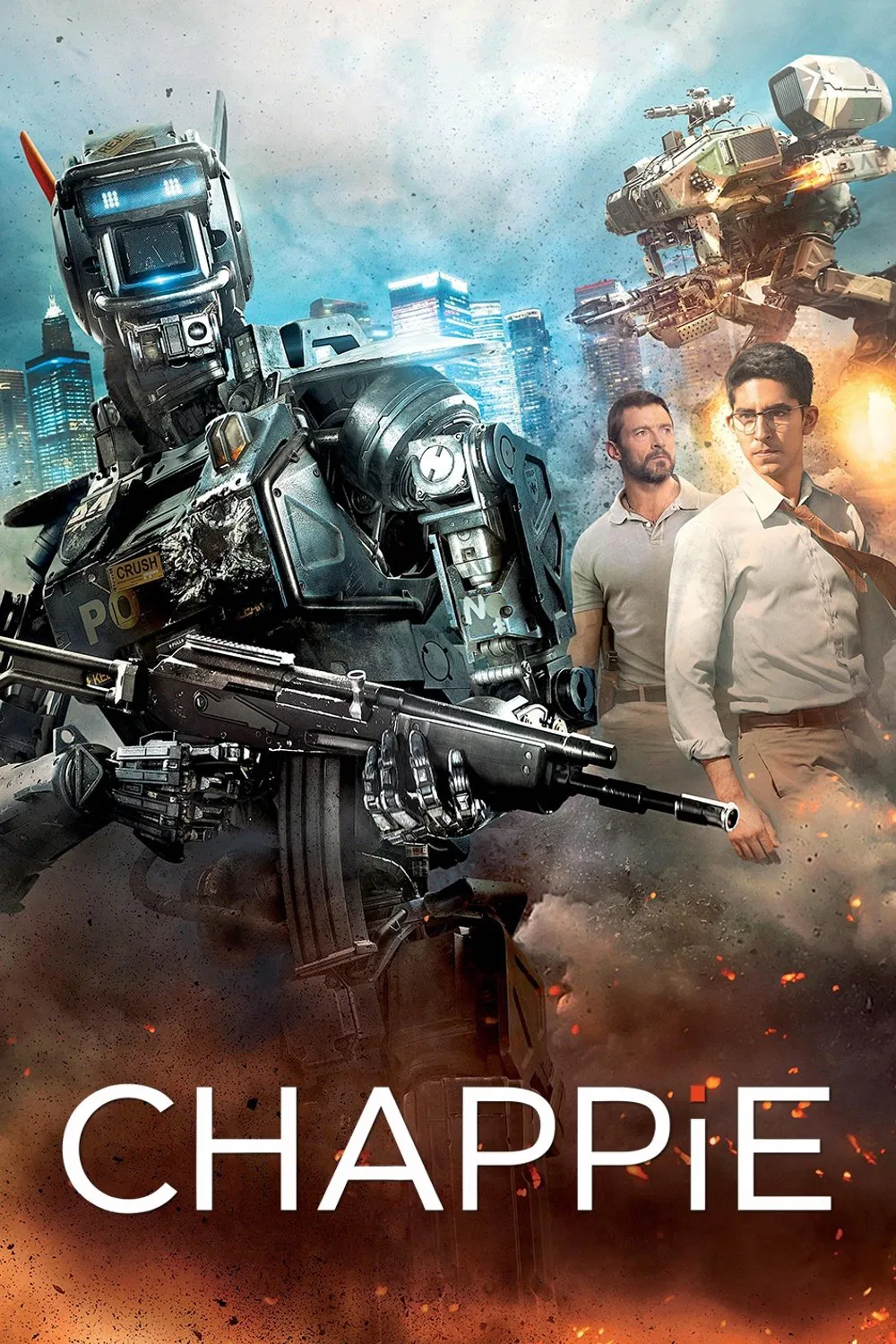 Chappie filminin güzel bir afişi.