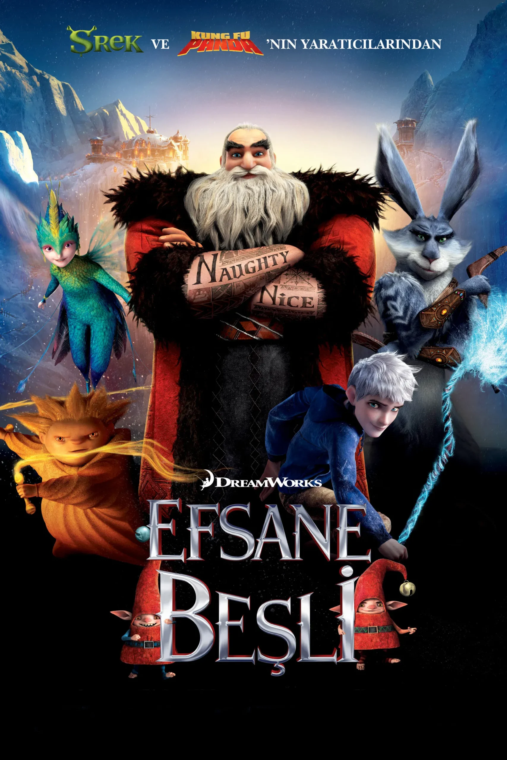Efsane Beşli - Rise of Guardians (2012) 2012, Aile, Aksiyon, Alec Baldwin, Animasyon, Chris Appelhans, Chris Pine, Dakota Goyo, David Lindsay-Abaire, Dram, Hugh Jackman, Isla Fisher, Jude Law, Khamani Griffin, Komedi, Macera, Peter Ramsey, William Joyce