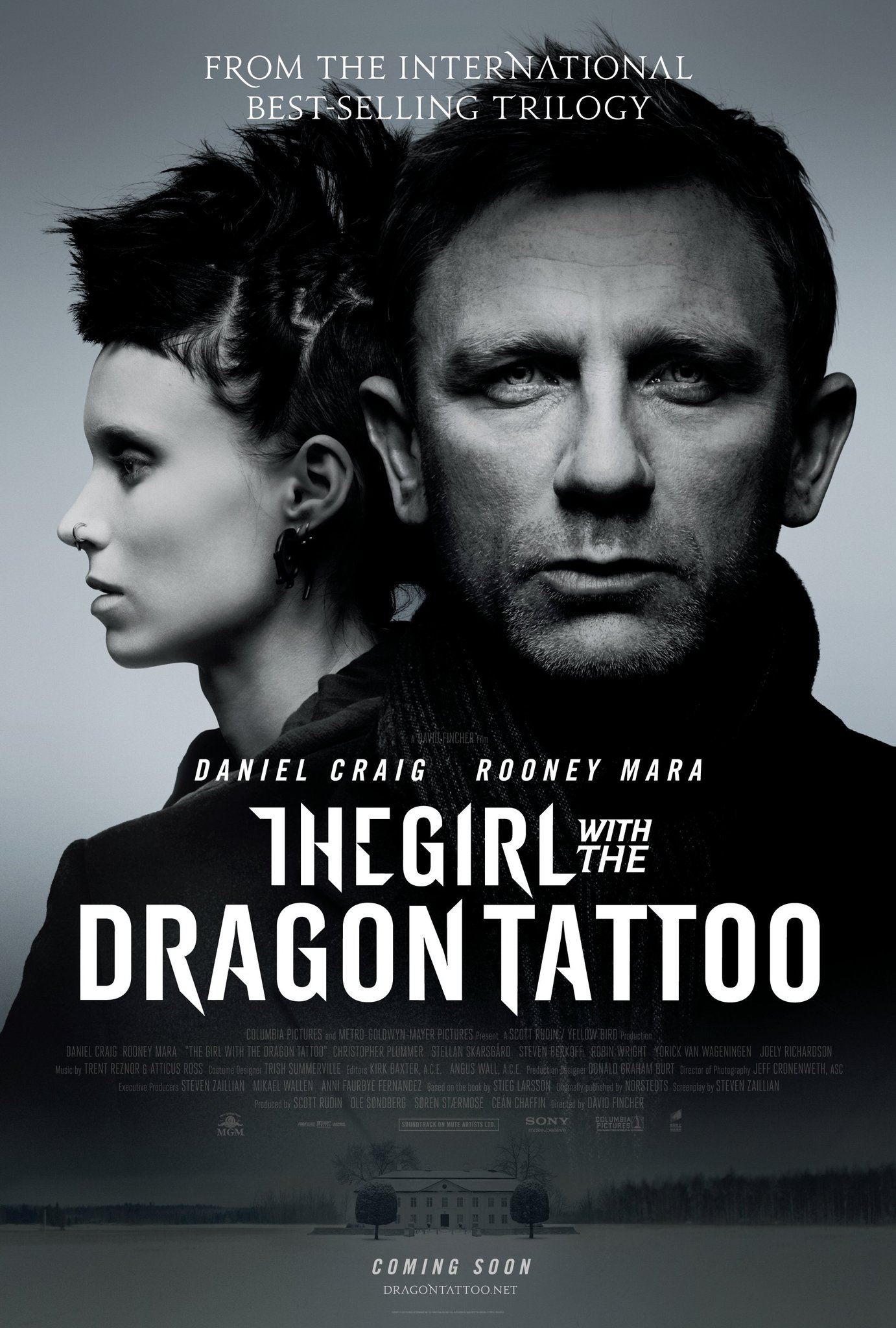 Ejderha Dövmeli Kız - The Girl With the Dragon Tattoo (2011) Christopher Plummer, Daniel Craig, David Fincher, Dram, Gerilim, Gizem, Rooney Mara, Steven Zaillian, Stieg Larsson, Suç