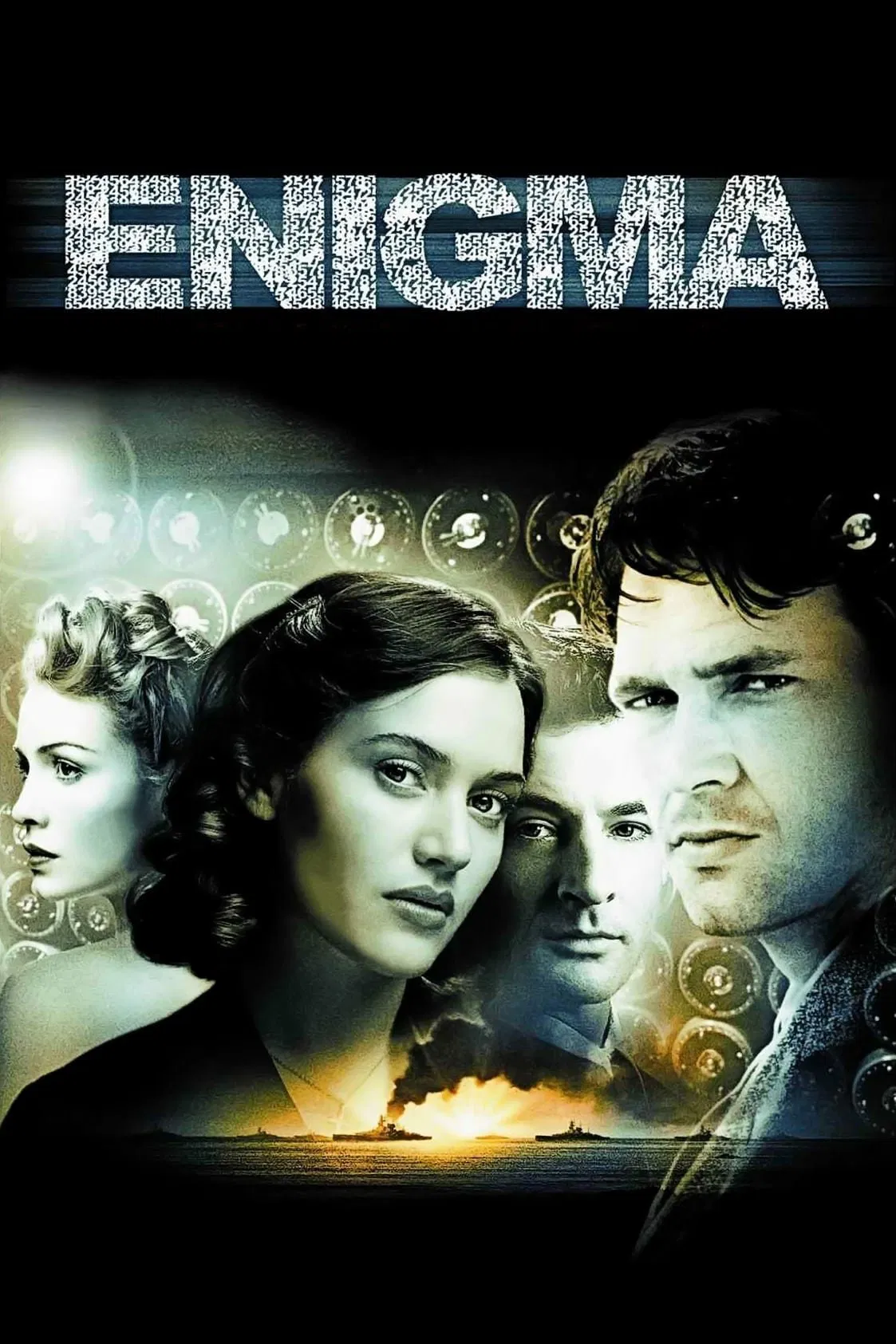 Enigma (2001) 2001, Donald Sumpter, Dougray Scott, Dram, Gerilim, Gizem, Jeremy Northam, Kate Winslet, Matthew Macfadyen, Michael Apted, Nikolaj Coster-Waldau, Robert Harris, Romantik, Saffron Burrows, Savaş, Tom Soppard