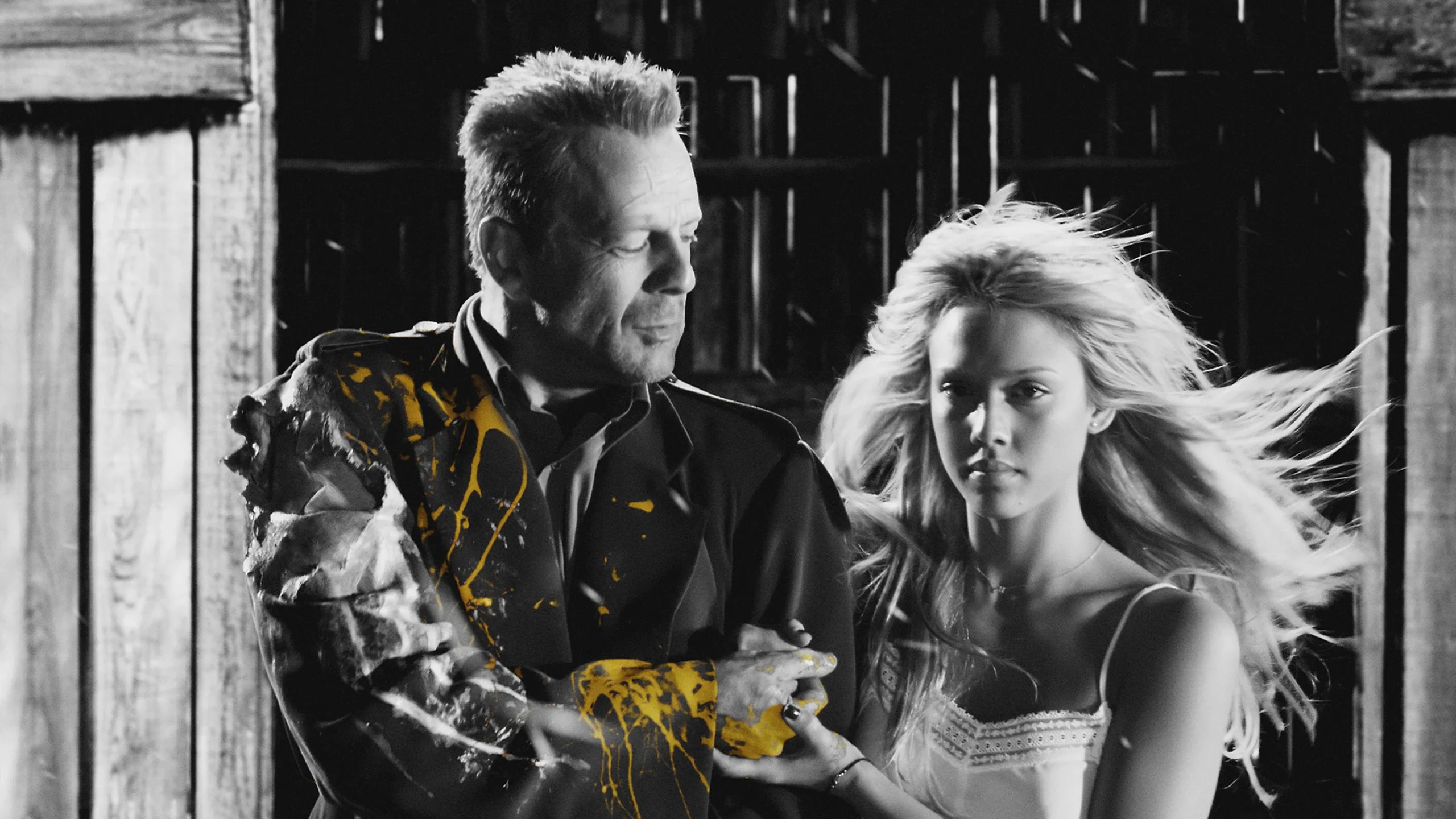 Günah Şehri - Sin City (2005) 2005, Alexis Bedel, Bruce Willis, Clive Owen, Devon Aoki, Frank Miller, Gerilim, Jessica Alba, Mickey Rourke, Powers Boothe, Quentin Tarantino, Robert Rodriguez, Suç
