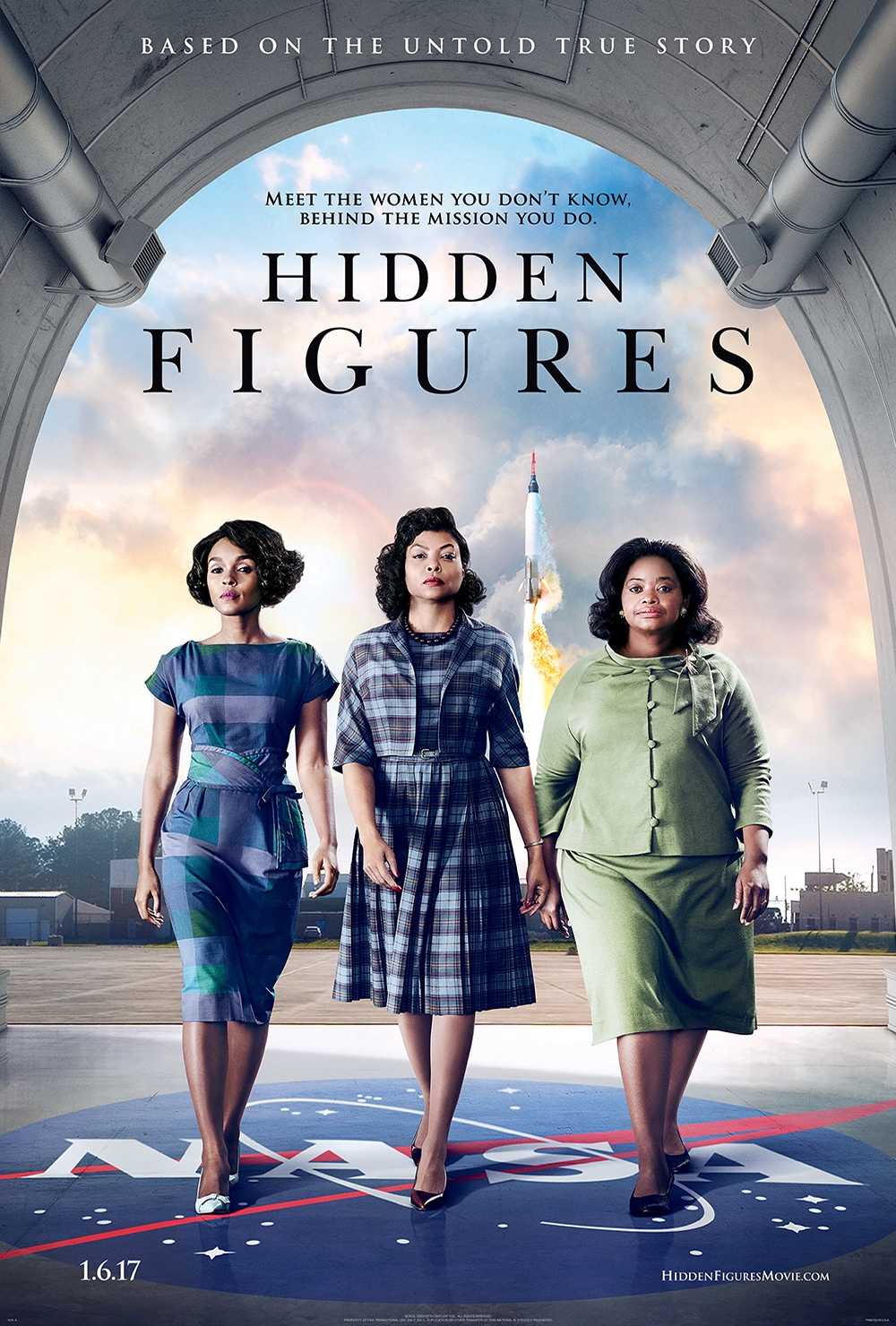 Hidden Figures gerçek hayattan uyarlanmış ve sinemaya aktarılmış en iyi ilham verici 10 filmden biri olarak listemizde yer alıyor.