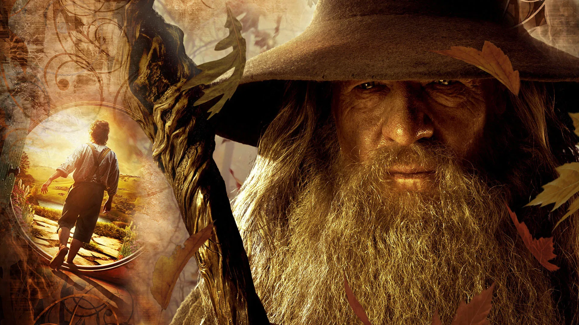 Hobbit: Beklenmedik Yolculuk - The Hobbit: An Uexpected Journey (2012) 2 Hobbit: Beklenmedik Yolculuk filmi için tasarlanan güzel bir fotoğraf.