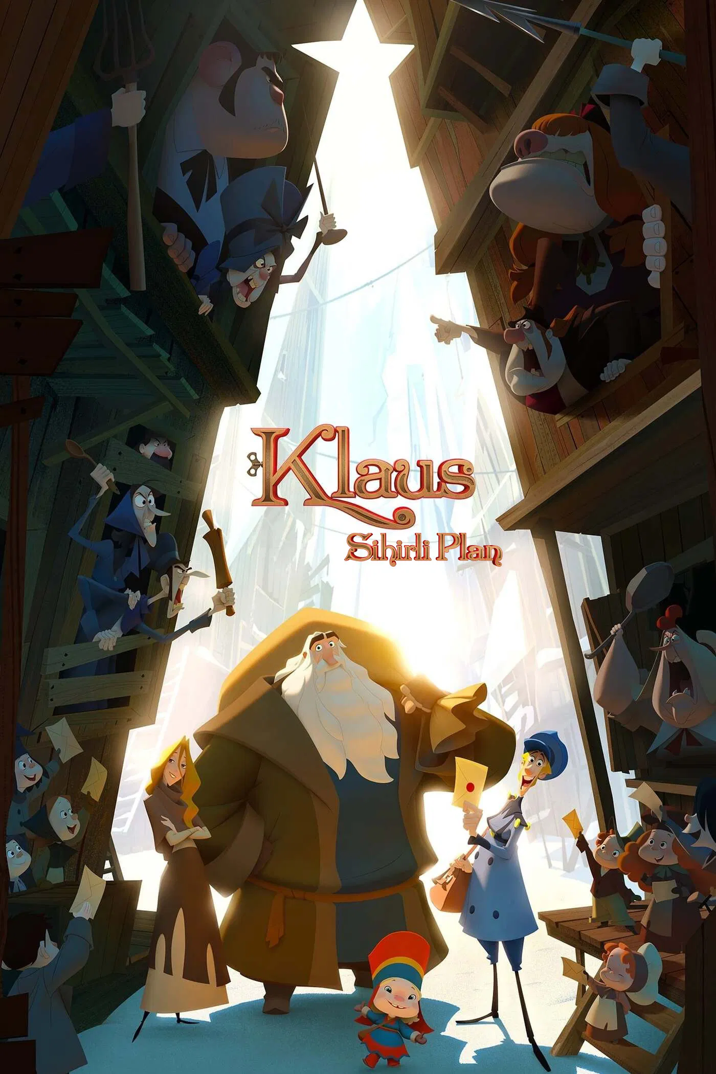 Başarılı animasyon filmi Klaus'un afişi.