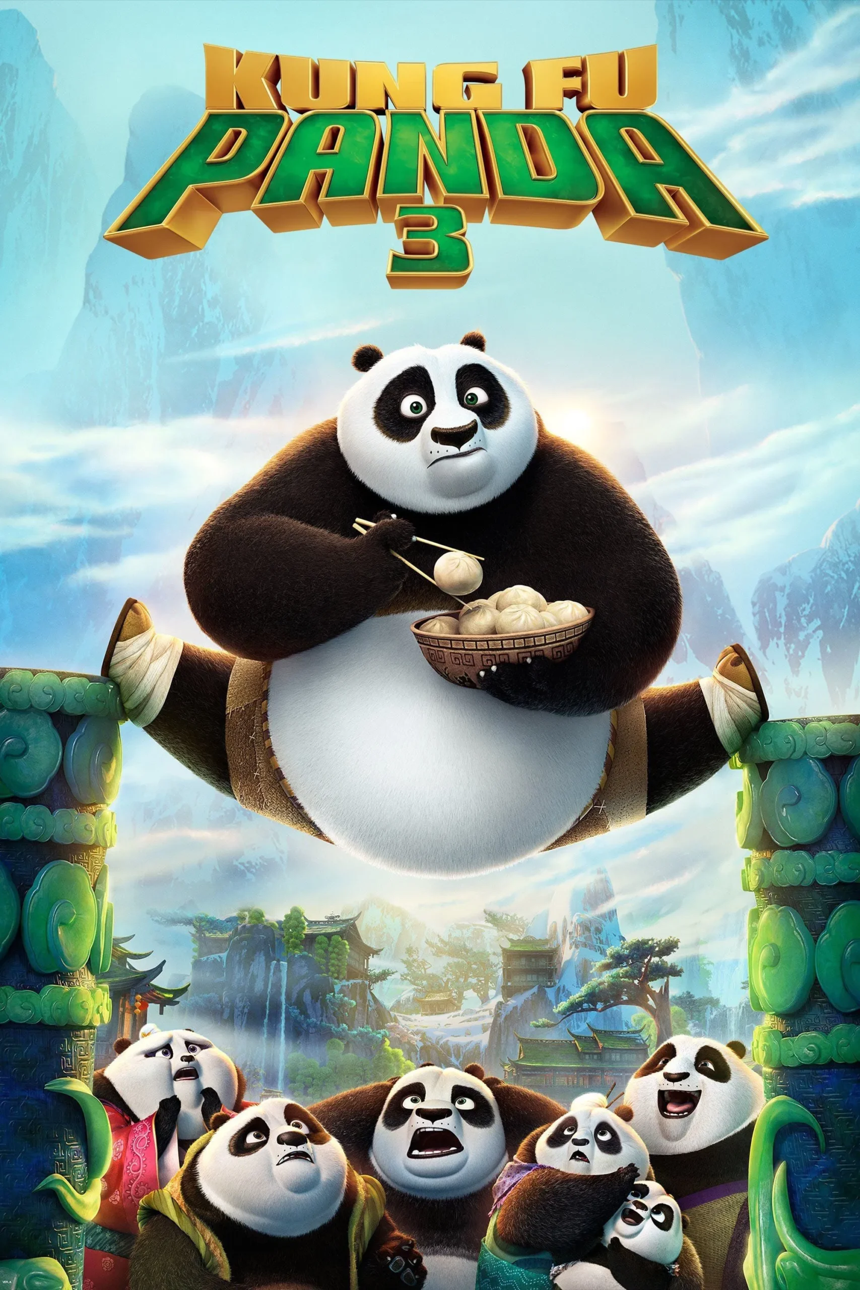 Kung Fu Panda 3 (2016) 2016, Aile, Aksiyon, Alessandro Carloni, Angelina Jolie, Animasyon, Bryan Cranston, David Cross, Dustin Hoffman, Ethan Reiff, Glenn Berger, J.K. Simmons, Jack Black, Jackie Chan, James Hong, Jennifer Yuh Nelson, Jonathan Aibel, Kate Hudson, Komedi, Lucy Liu, Macera, Randall Duk Kim, Seth Rogen