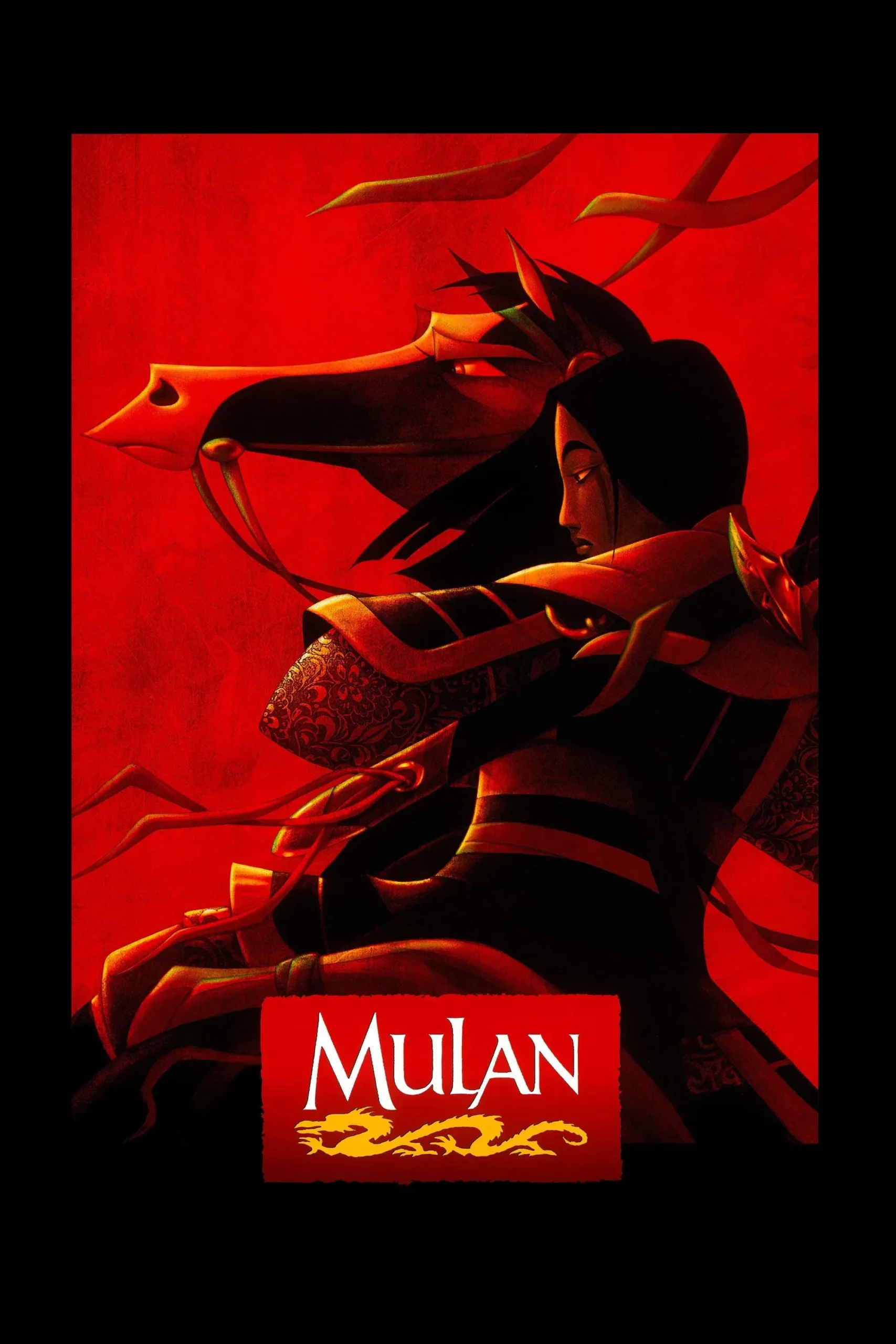 Animasyon filmi Mulan'ın güzel bir afişi.