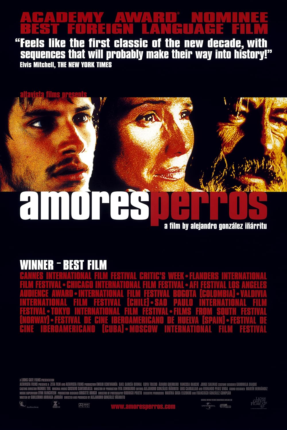 Paramparça Aşklar Köpekler - Amores Perros (2000) 8 Paramparça Aşklar Köpekler - Amores Perros (2000) 2000, Alejandro G. Iñárritu, Dram, Emilio Echevarria, Gael Garcia Bernal, Gerilim, Goya Toledo, Guillermo Arriaga