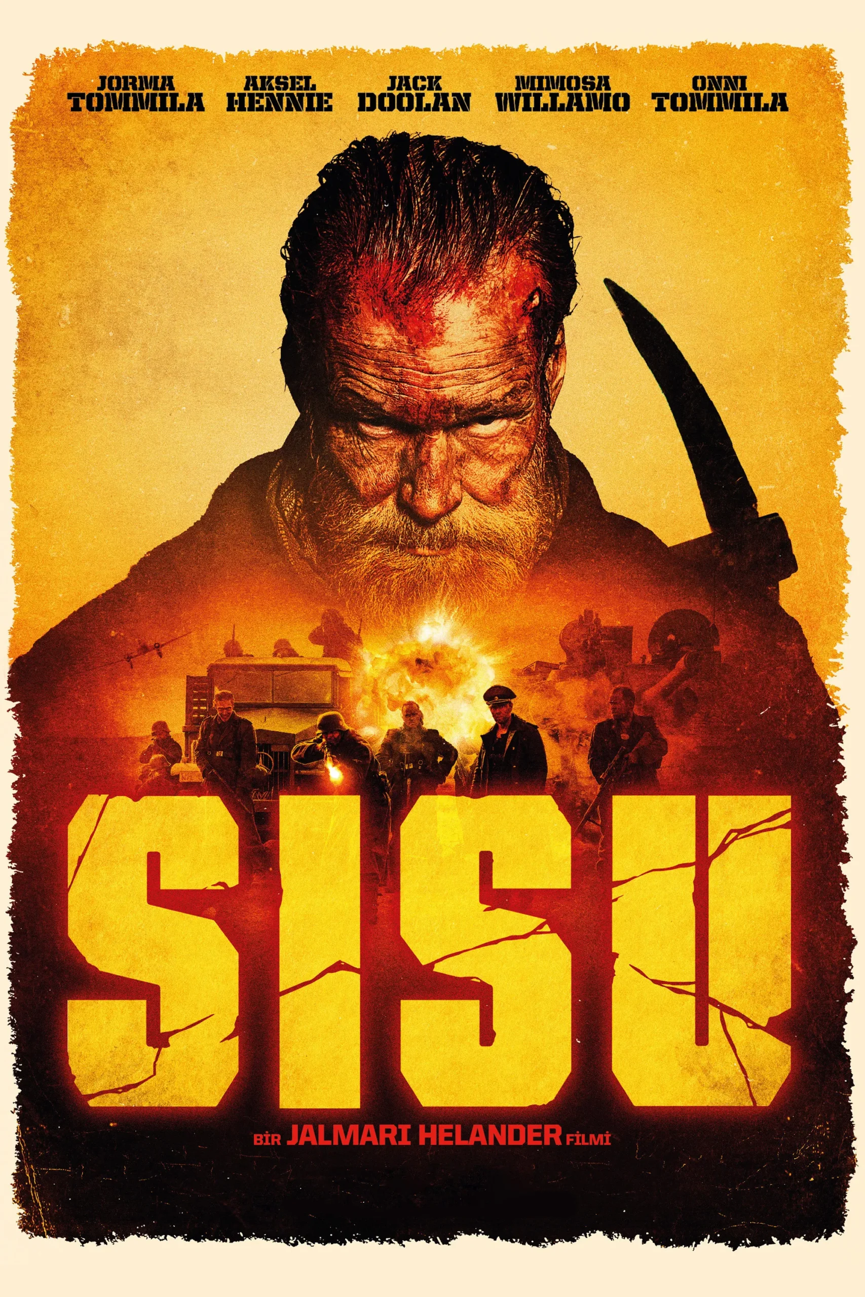 Sisu (2022) filminin afişidir.