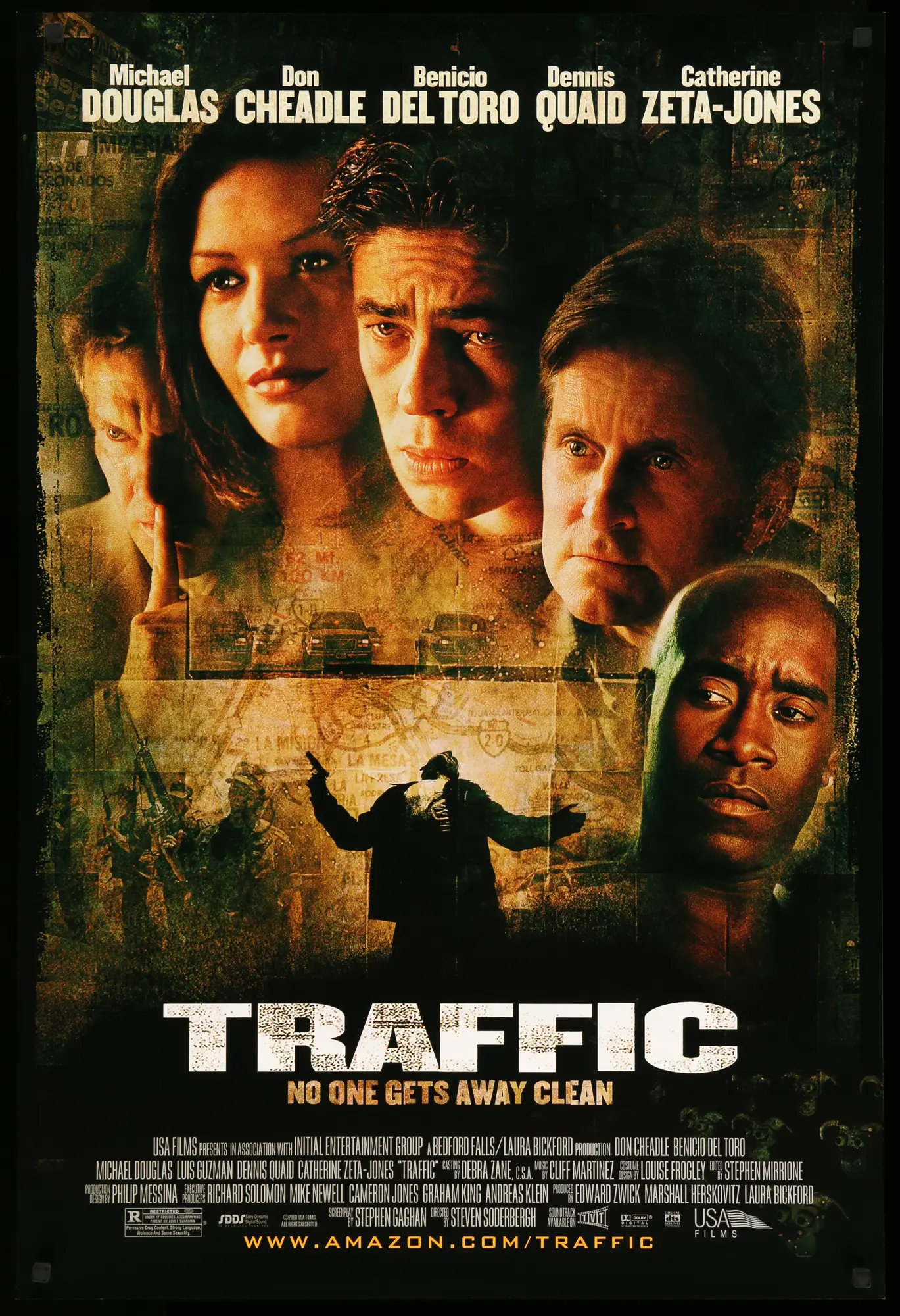 Trafik - Traffic (2000) 2000, Benicio Del Toro, Catherine Zeta-Jones, Dram, Gerilim, Michael Douglas, Simon Moore, Stephen Gaghan, Steven Soderbergh, Suç