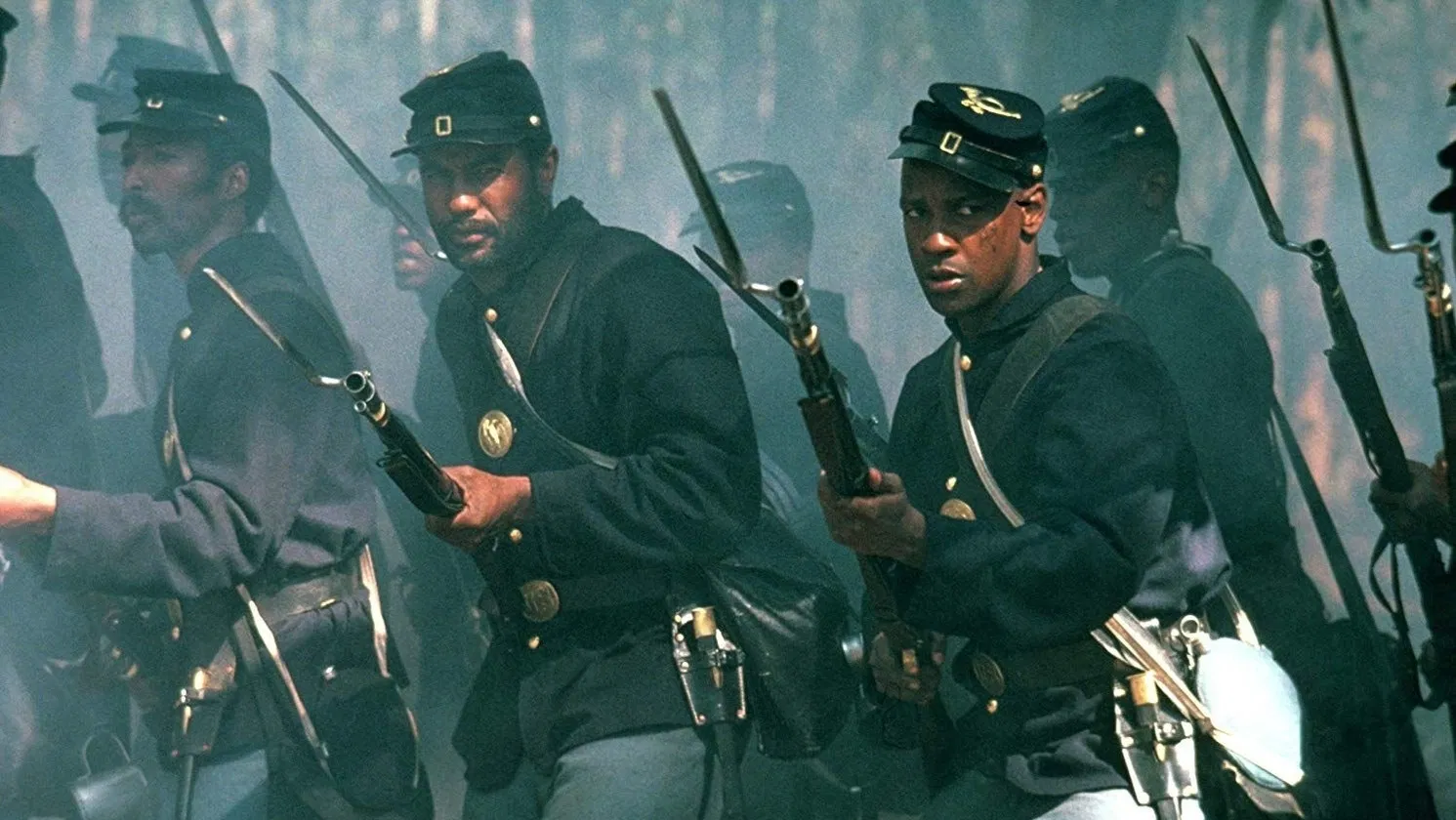 Zafer - Glory (1989) 1989, Andre Braugher, Biyografi, Cary Elwes, Denzel Washington, Dram, Edward Zwick, Kevin Jarre, Lincoln Kirstein, Matthew Broderick, Morgan Freeman, Peter Burchard, Savaş, Tarih