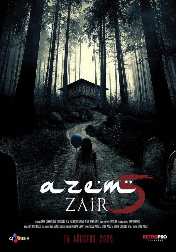 Azem 5: Zair (2025) yerli korku filminin afişidir.
