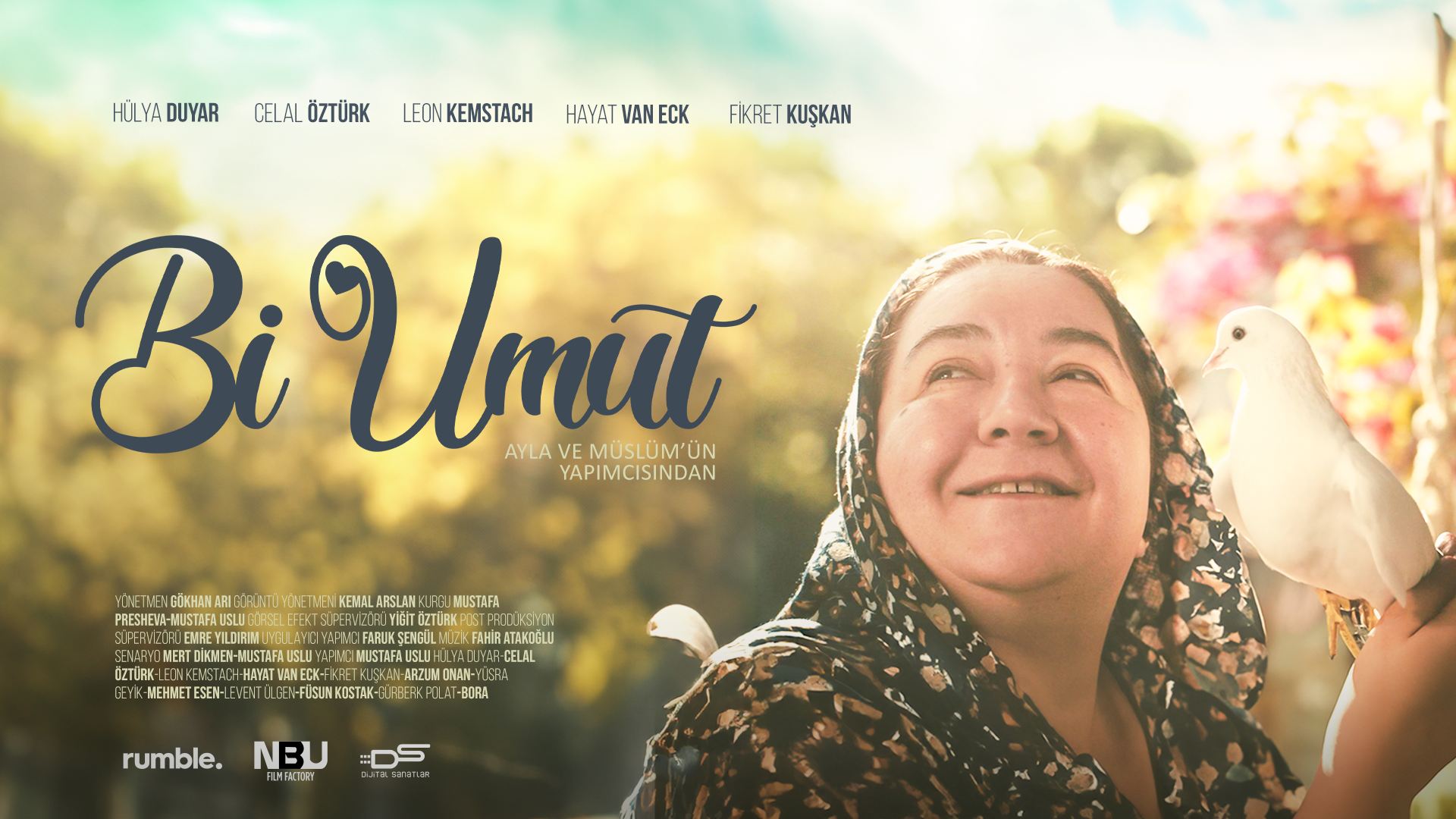 Bi Umut (2025) filmi için hazırlanan güzel bir tasarım.