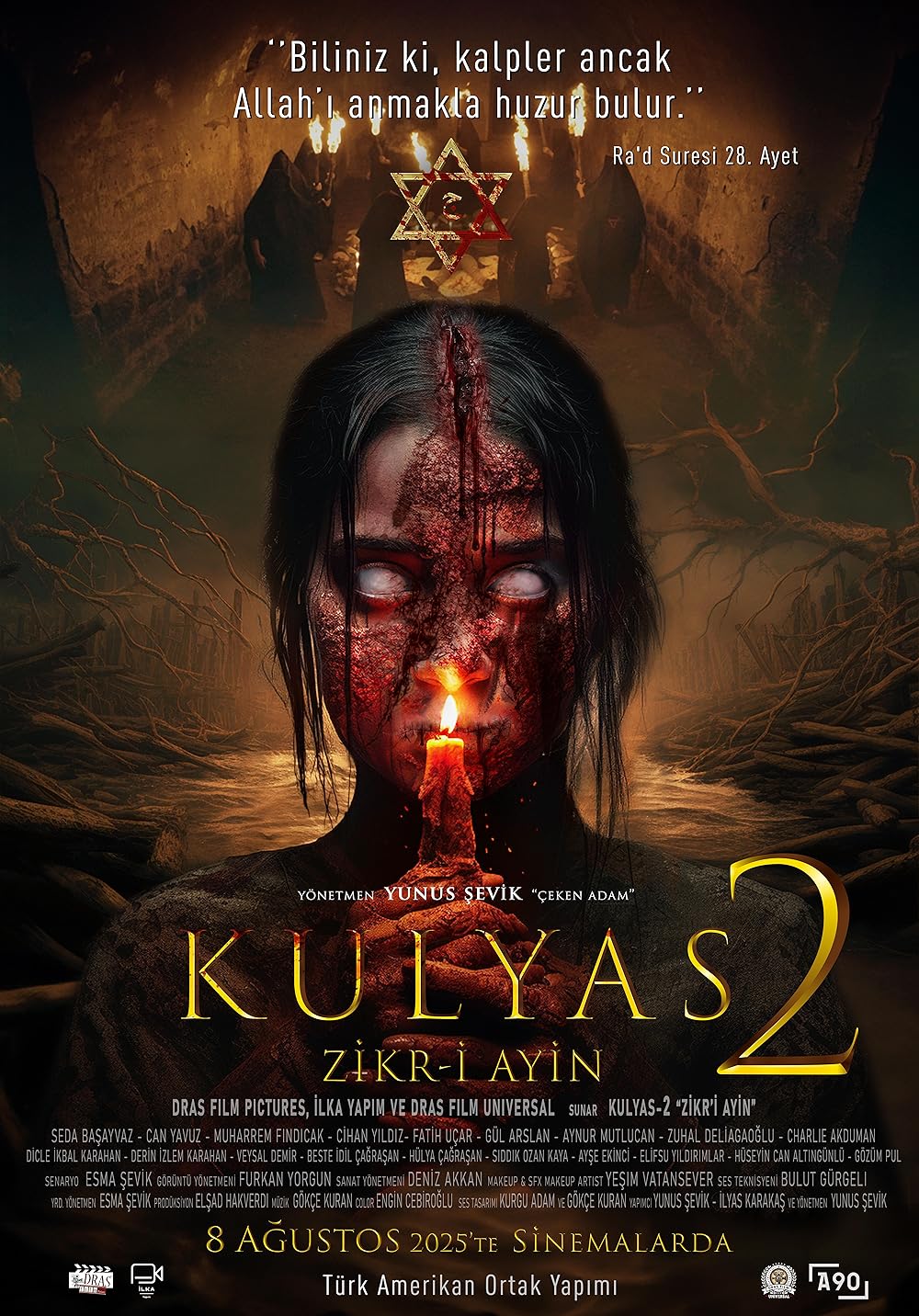 Kulyas 2: Zikr-i Ayin (2025) 8 Kulyas 2: Zikr-i Ayin (2025) 2025, Can Yavuz, Charlie Akduman, Cihan Yıldız, Esma Şevik, Gül Arslan, Hüseyin Can Altıngünlü, Korku, Seda Başayvaz, Yunus Şevik