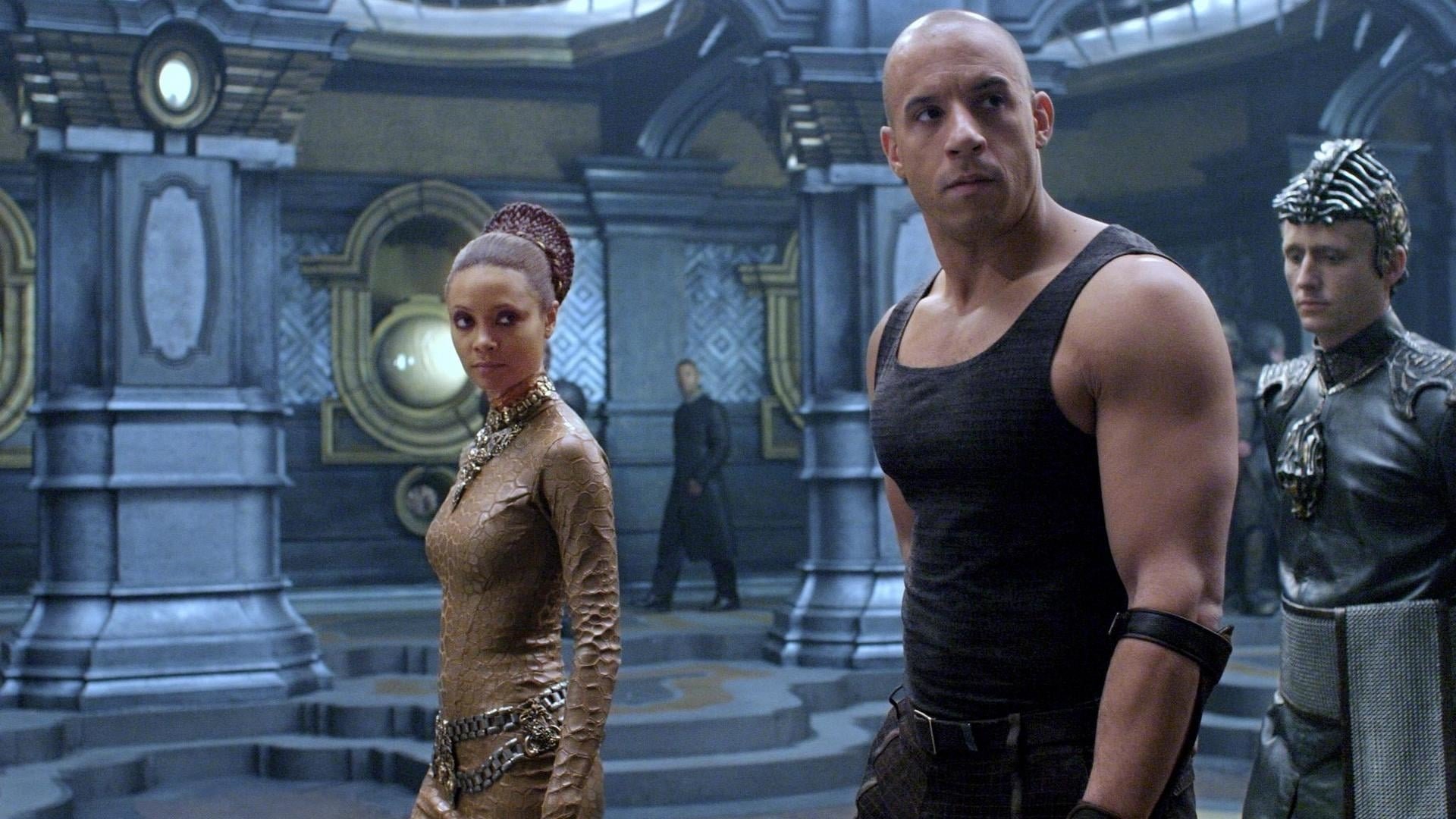 Riddick Günlükleri – The Chronicles of Riddick (2004) 2004, Aksiyon, Alexa Davalos, Bilim Kurgu, Colm Feore, David Twohy, Gerilim, Jim Wheat, Judi Dench, Karl Urban, Ken Wheat, Linus Roache, Macera, Thandiwe Newton, Vin Diesel