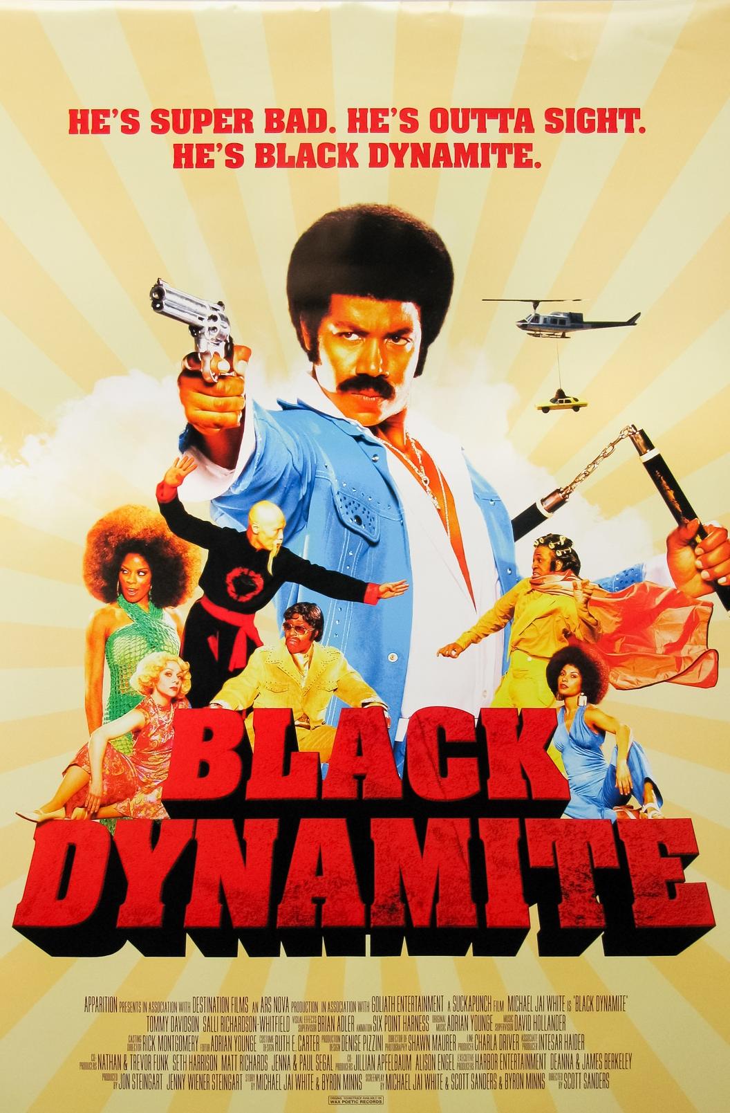 Siyah Dinamit - Black Dynamite filminin güzel posteri.
