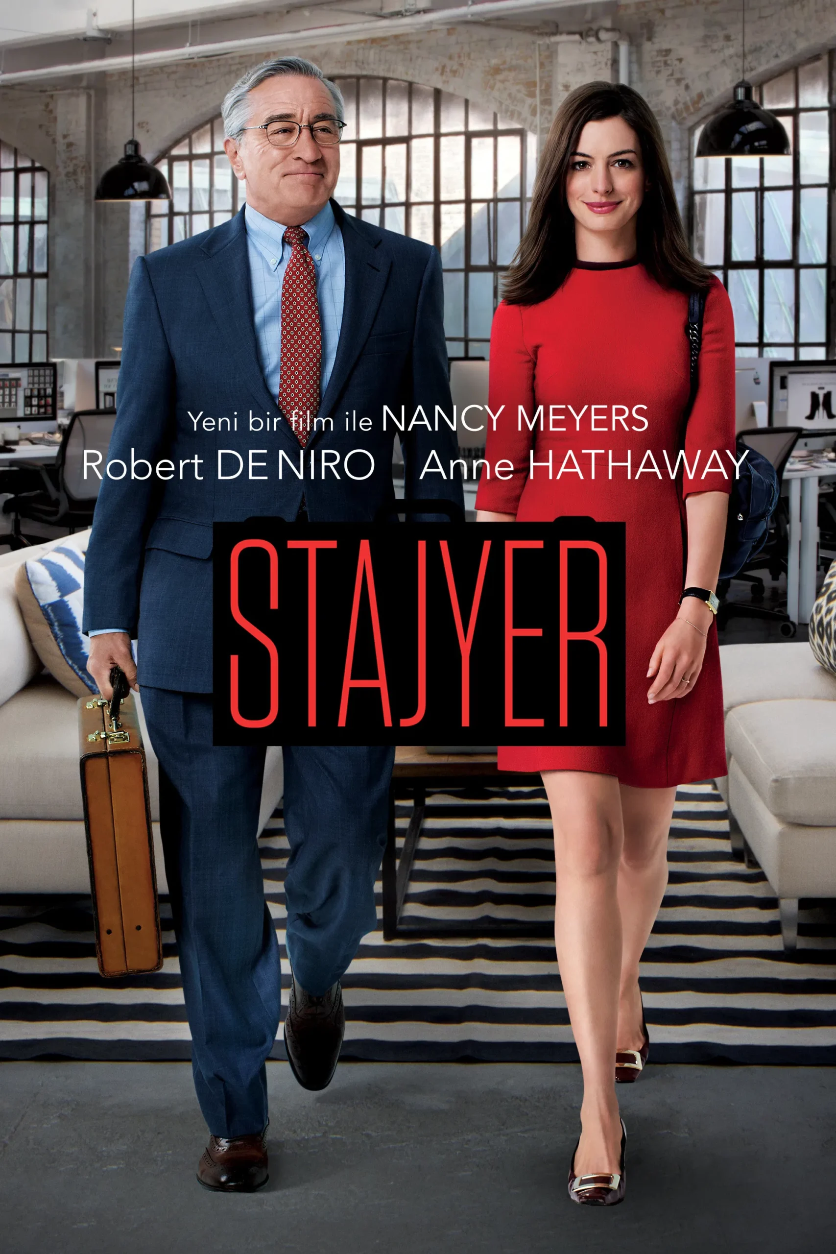 Stajyer - The Intern (2015) 2015, Adam Devine, Anders Holm, Andrew Rannells, Anne Hathaway, Dram, Komedi, Nancy Meyers, Rene Russo, Robert De Niro