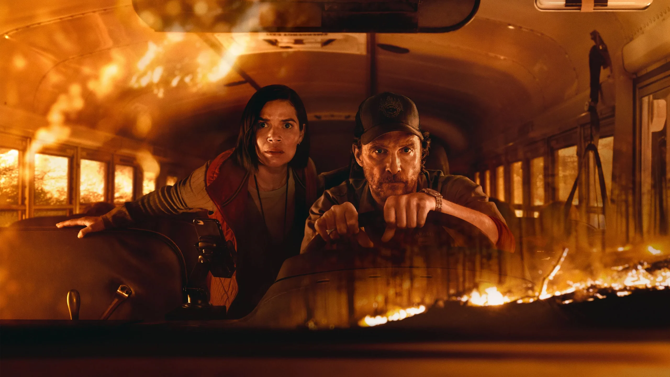 The Lost Bus (2025) 4 The Lost Bus (2025) 2025, America Ferrera, Ashlie Atkinson, Biyografi, Brad Ingelsby, Dram, Gerilim, Kimberli Flores, Lizzie Johnson, Matthew McConaughey, Paul Greengrass, Tarih, Yul Vazquez