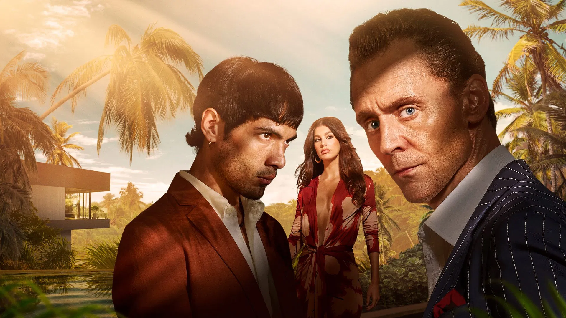 The Night Manager dizisi için tasaralanan bir fotoğraf.