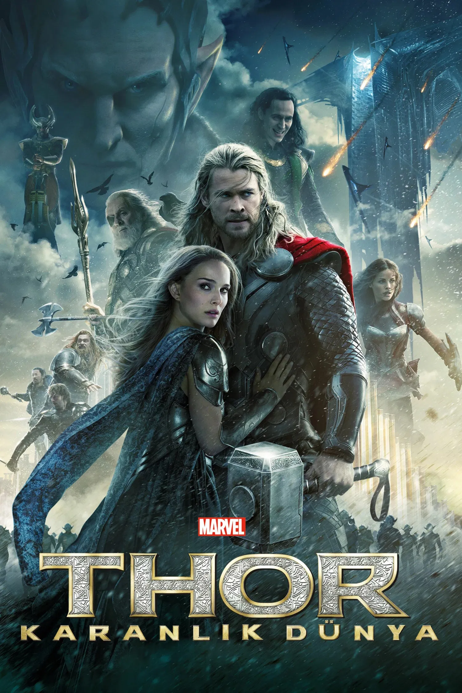 Thor: Karanlık Dünya - Thor: The Dark World (2013) 6 Thor: Karanlık Dünya - Thor: The Dark World (2013) 2013, Aksiyon, Alan Taylor, Alice Krige, Anthony Hopkins, Bilim Kurgu, Chris Hemsworth, Christopher Eccleston, Christopher L. Yost, Christopher Markus, Fantastik, Idris Elba, Jaimie Alexander, Kat Dennings, Macera, Natalie Portman, Ray Stevenson, Rene Russo, Stellan Skarsgard, Stephen McFeely, Tom Hiddleston, Zachary Levi