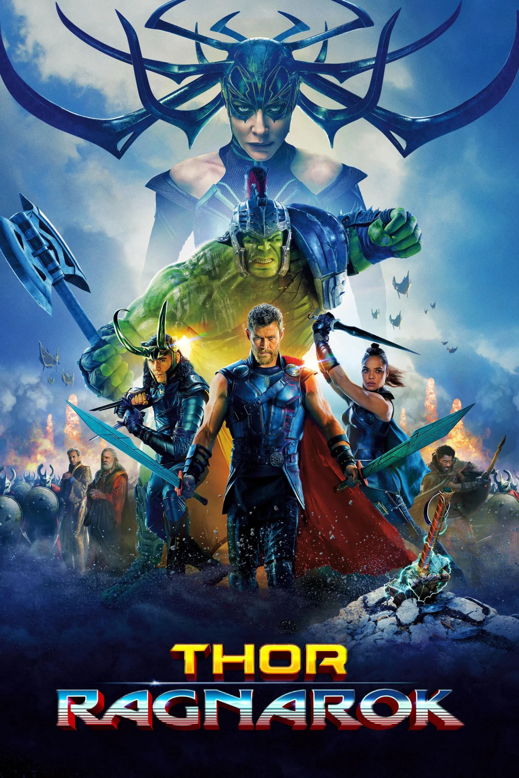 Thor: Ragnarok (2017) 2017, Aksiyon, Anthony Hopkins, Benedict Cumberbatch, Bilim Kurgu, Cate Blanchett, Chris Hemsworth, Christopher L. Yost, Craig Kyle, Eric Pearson, Fantastik, Idris Elba, Jeff Goldblum, Karl Urban, Komedi, Macera, Mark Ruffalo, Rachel House, Ray Stevenson, Taika Waititi, Tessa Thompson, Tom Hiddleston