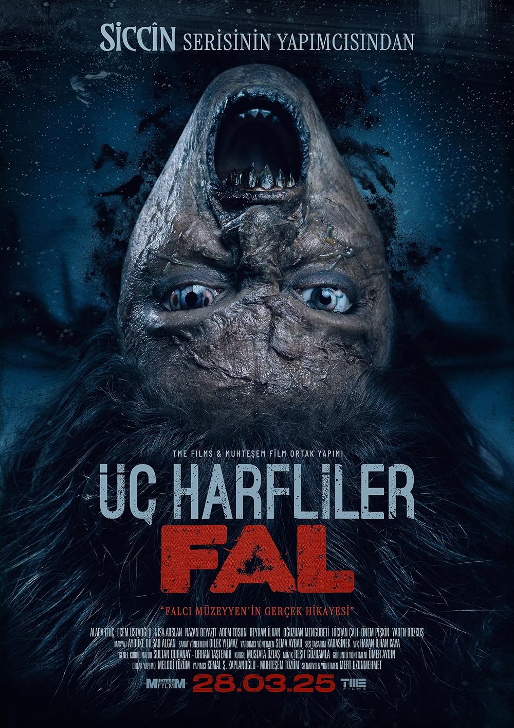 Üç Harfliler: Fal (2025) 1 Üç Harfliler: Fal (2025) 2025, Alara Eriç, Korku, Mert Uzunmehmet, Nazan Bayazıt, Nisa Arslan, Oğuzhan Mengübeti