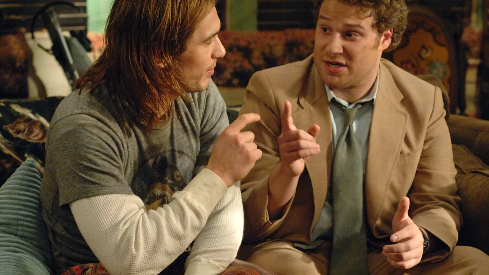 Üşütük Kafalar - Pineapple Express filminden bir fotoğraf.