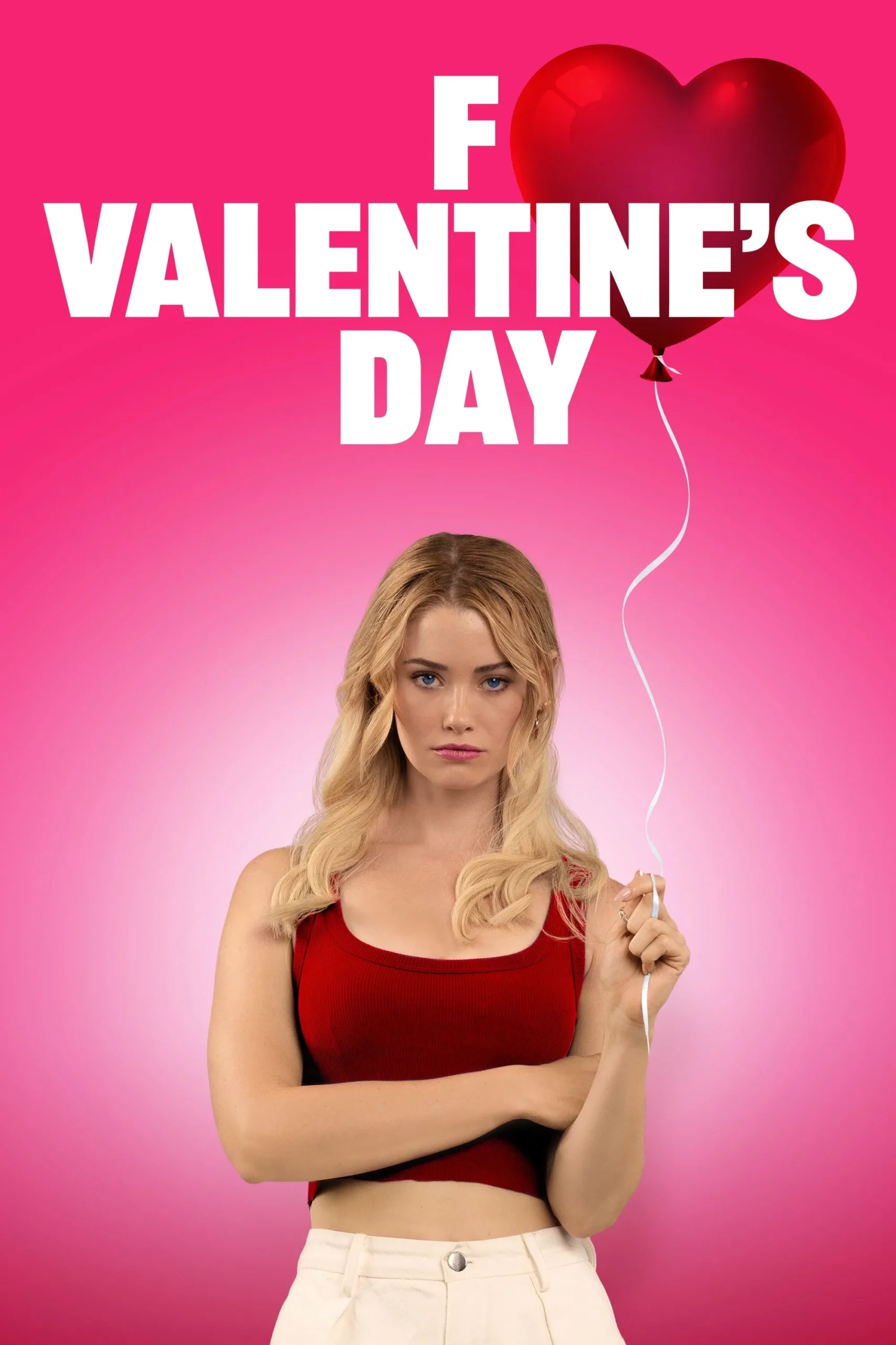 F Valentine's Day (2026) filminin afişidir.