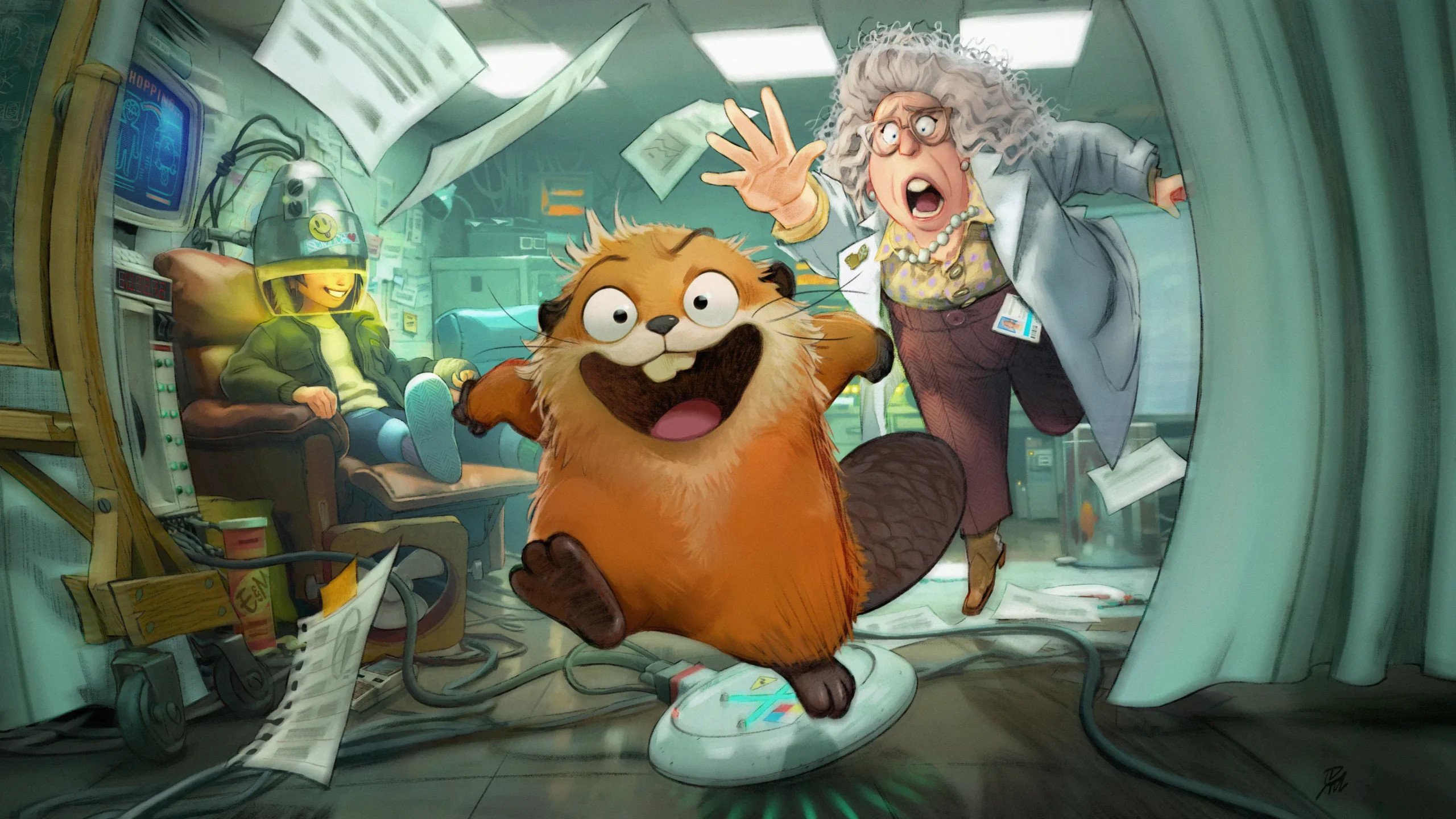 Hoplayanlar - Hoppers (2026) animasyon filminden bir fotoğraf.