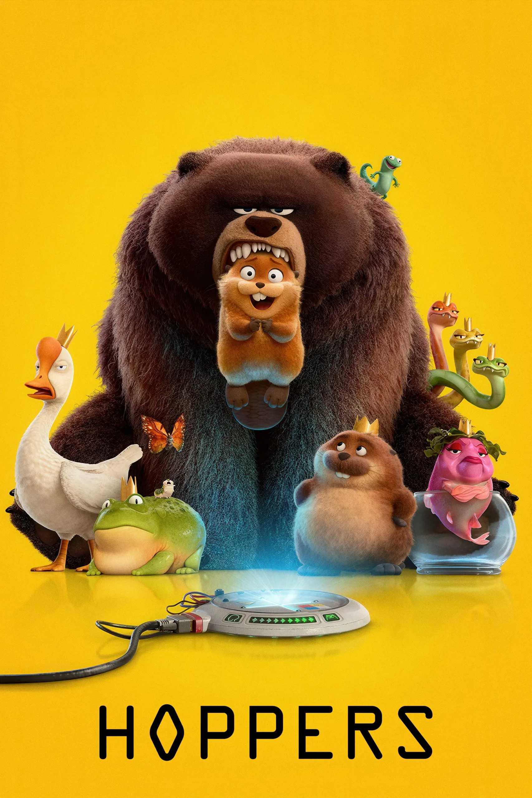 Hoplayanlar - Hoppers (2026) 2026, Aile, Animasyon, Bilim Kurgu, Bobby Moynihan, Daniel Chong, Dave Franco, Jesse Andrews, Jon Hamm, Komedi, Macera, Meryl Streep, Piper Curda