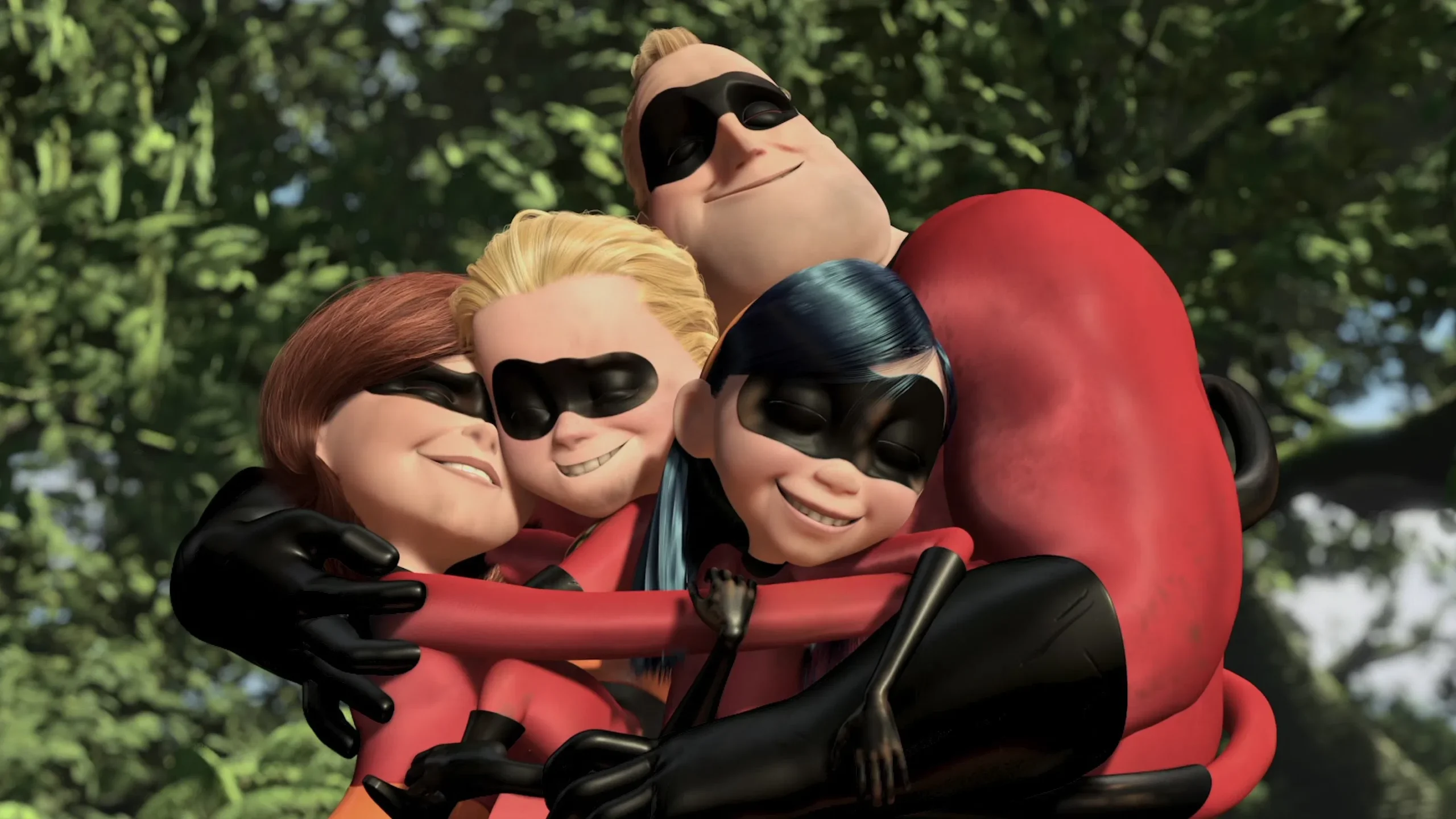 2004 yapımı animasyon filmi İnanılmaz Aile'nin güzel bir fotoğrafı.