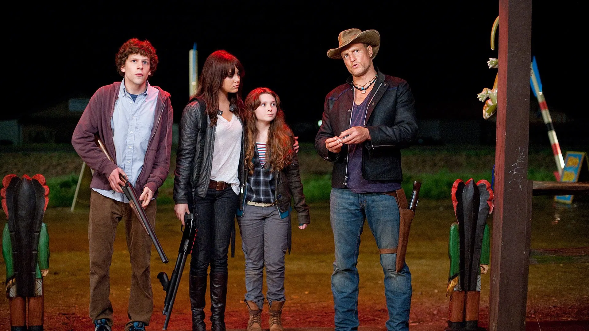 Zombieland (2009) 3 Zombieland (2009) 2009, Abigail Breslin, Aksiyon, Amber Heard, Bill Murray, Derek Graf, Emma Stone, Jesse Eisenberg, Komedi, Korku, Paul Wernick, Rhett Reese, Ruben Fleischer, Woody Harrelson