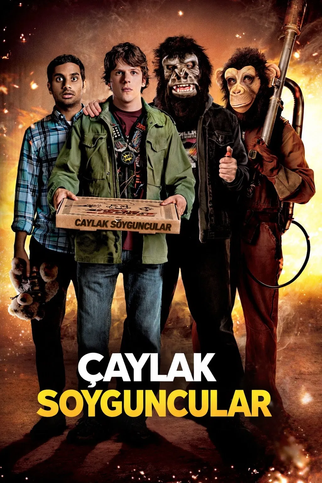 Çaylak Soyguncular - 30 Minutes or Less (2011) 2011, Aksiyon, Aziz Ansari, Danny McBride, Jesse Eisenberg, Komedi, Matthew Sullivan, Michael Diliberti, Nick Swardson, Ruben Fleischer, Suç